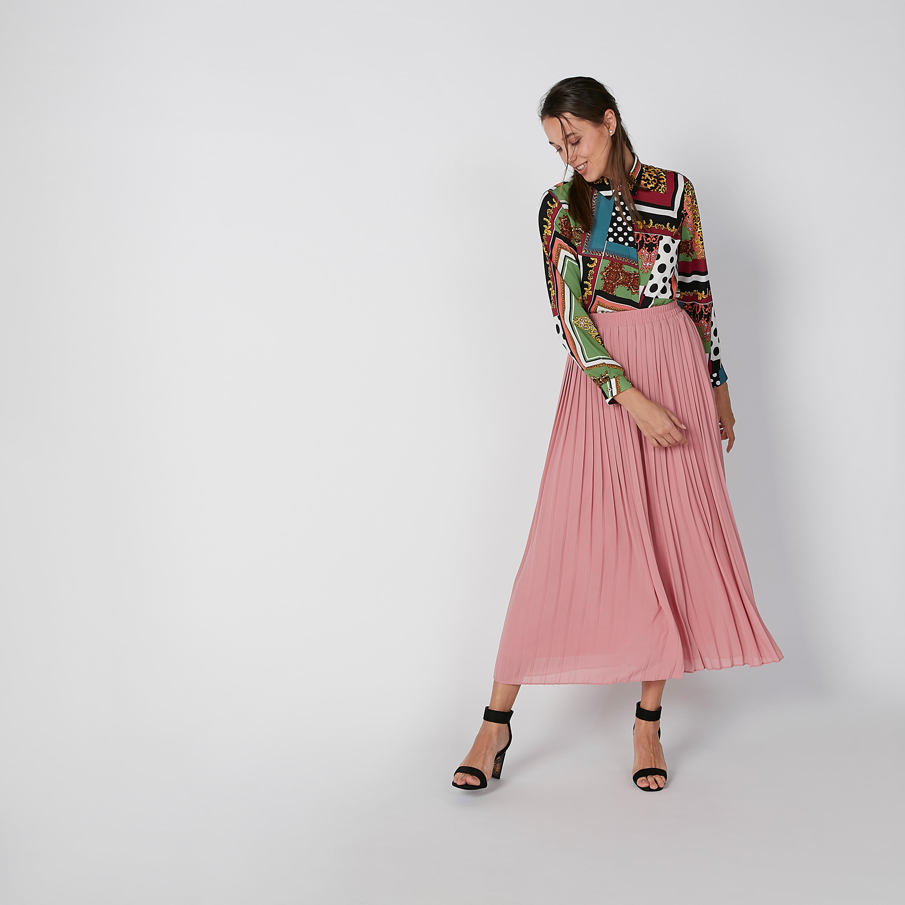 قميص بأكمام طويلة وأزرار مخفيّة وطبعات-women-clothing-shirtsandblouses-shirts-image-3
