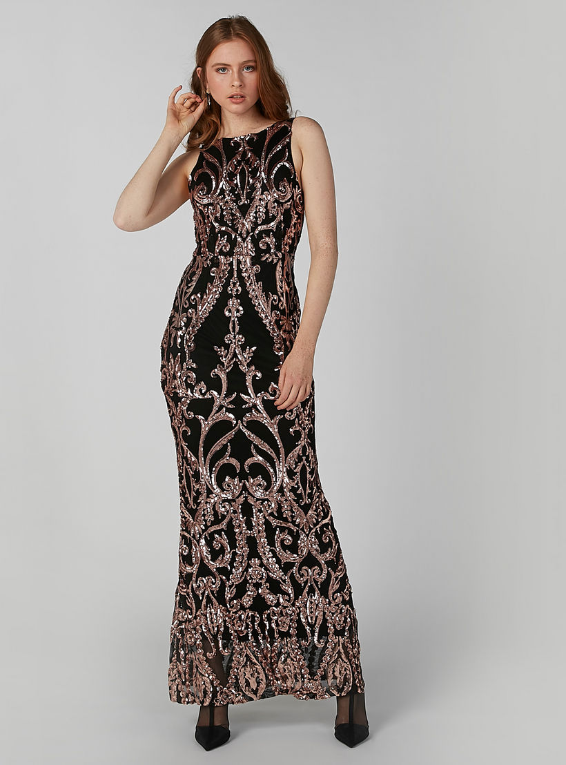 فستان مزيّن بقصّة ضيّقة وسحّاب إغلاق-women-clothing-dresses-image-6