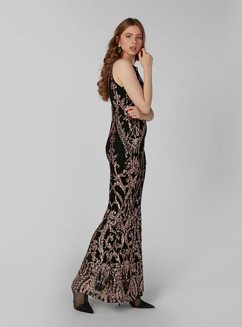 فستان مزيّن بقصّة ضيّقة وسحّاب إغلاق-women-clothing-dresses-image-5