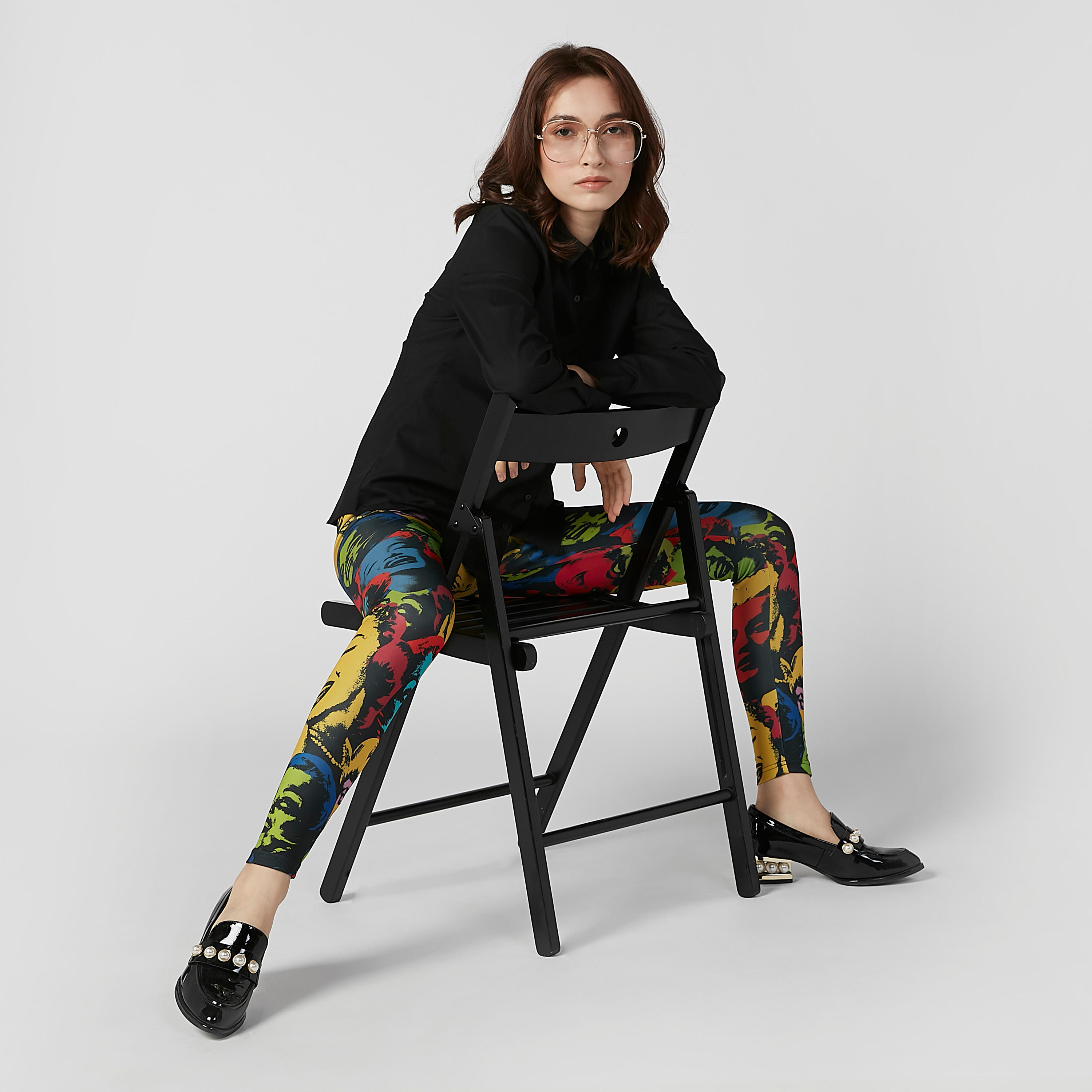 Sustainable Plain Shirt with Long Sleeves and Complete Placket-women-clothing-shirtsandblouses-shirts-image-3