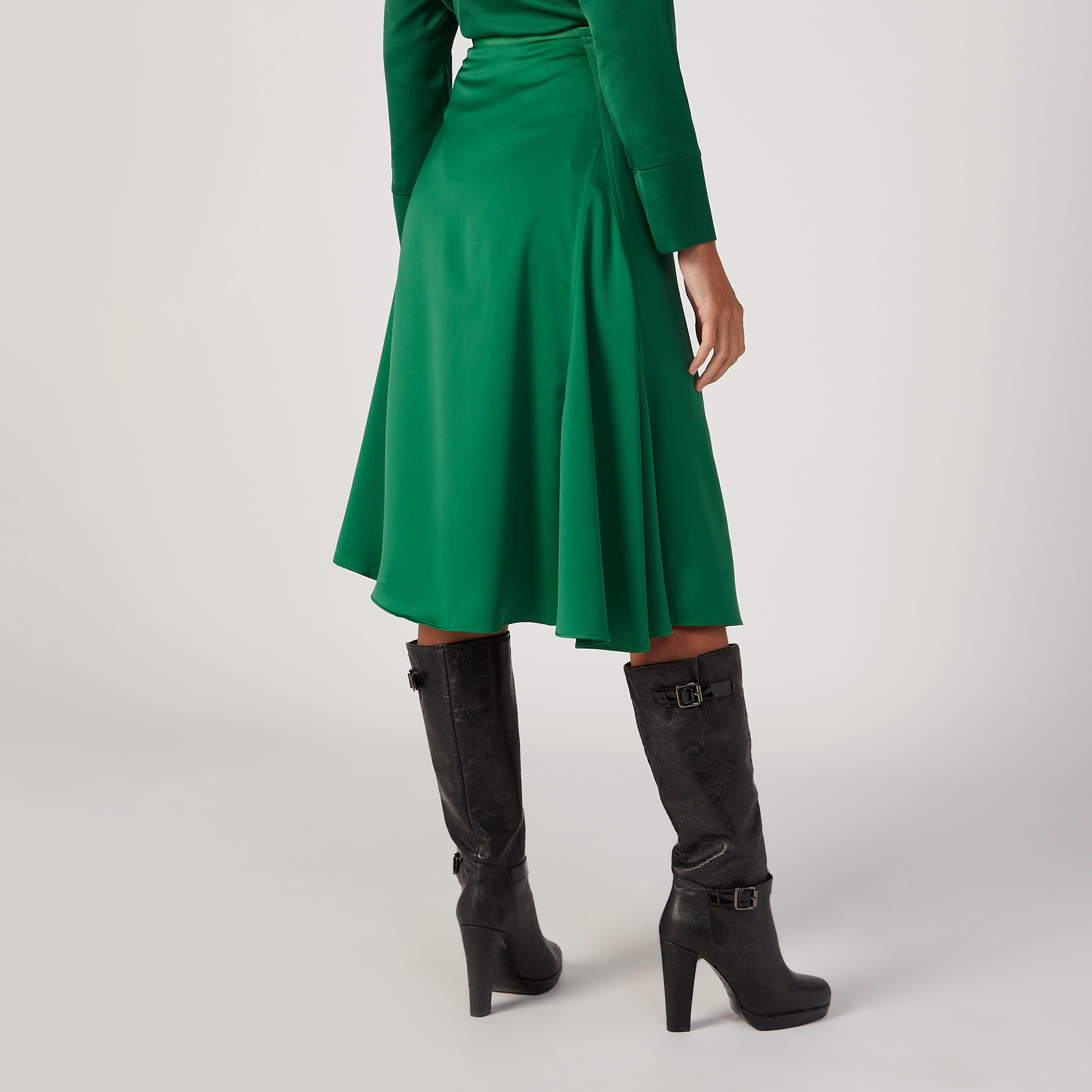 Plain Midi Wrap Skirt with Elasticised Waistband-women-clothing-bottoms-skirts-image-4