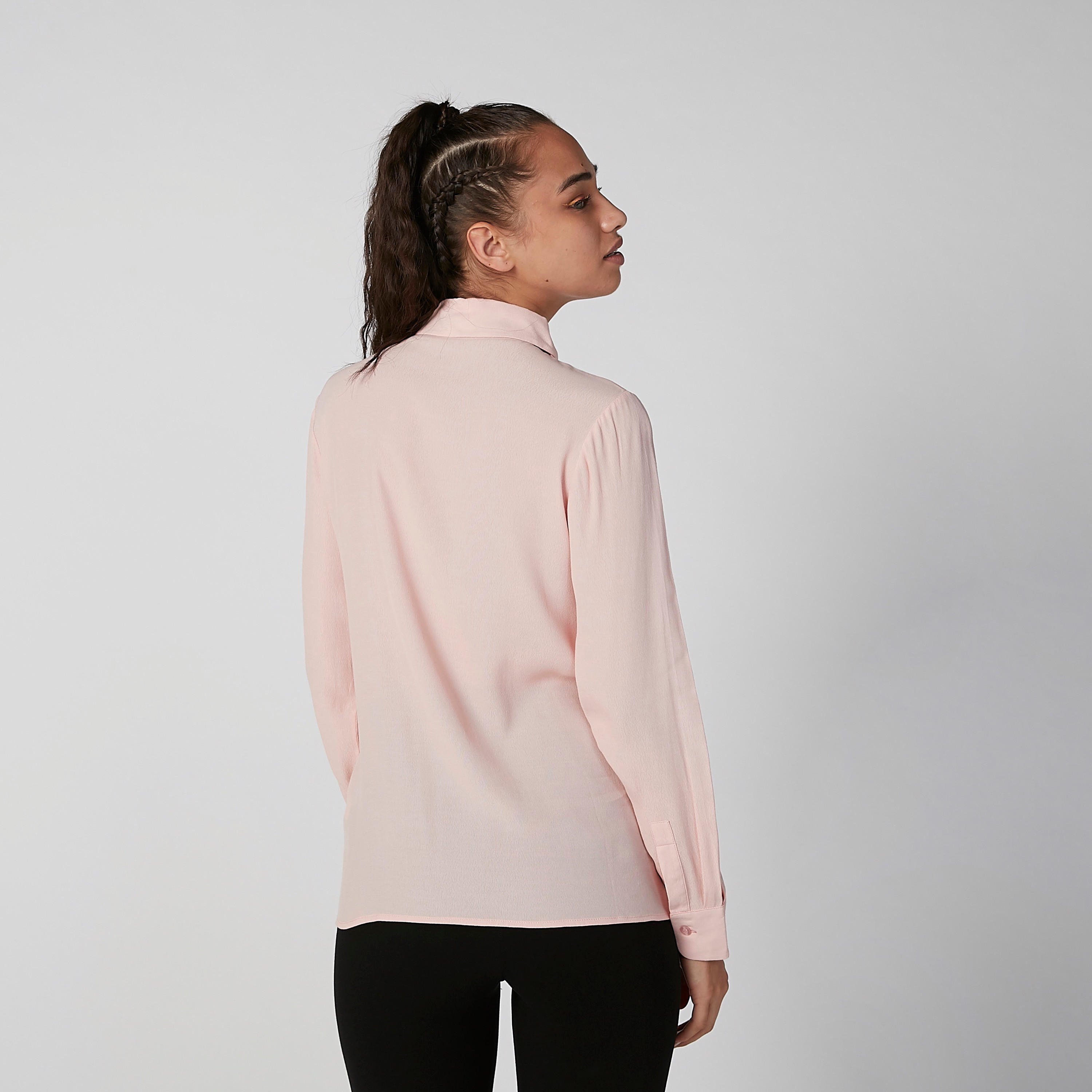 قميص سادة بأكمام طويلة وتفاصيل كشكش-women-clothing-shirtsandblouses-shirts-image-4