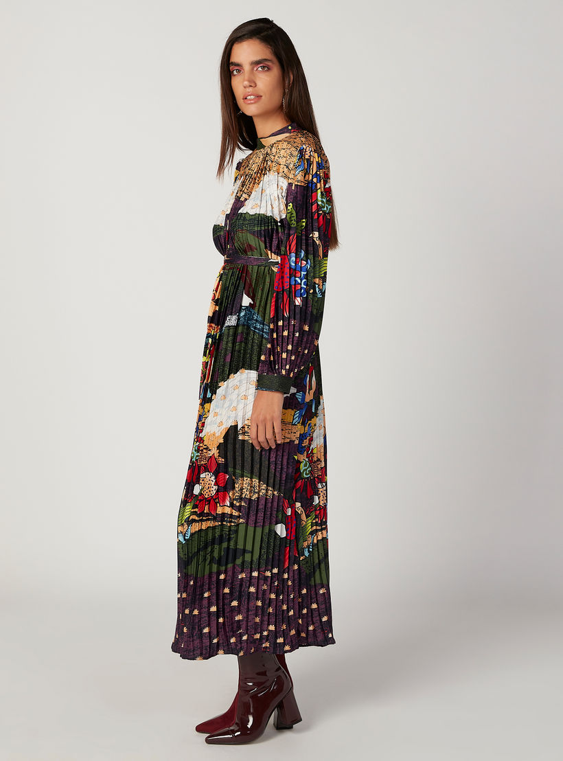 فستان مستدام طويل إيه لاين بأكمام طويلة وأربطة وطبعات-women-clothing-dresses-image-5