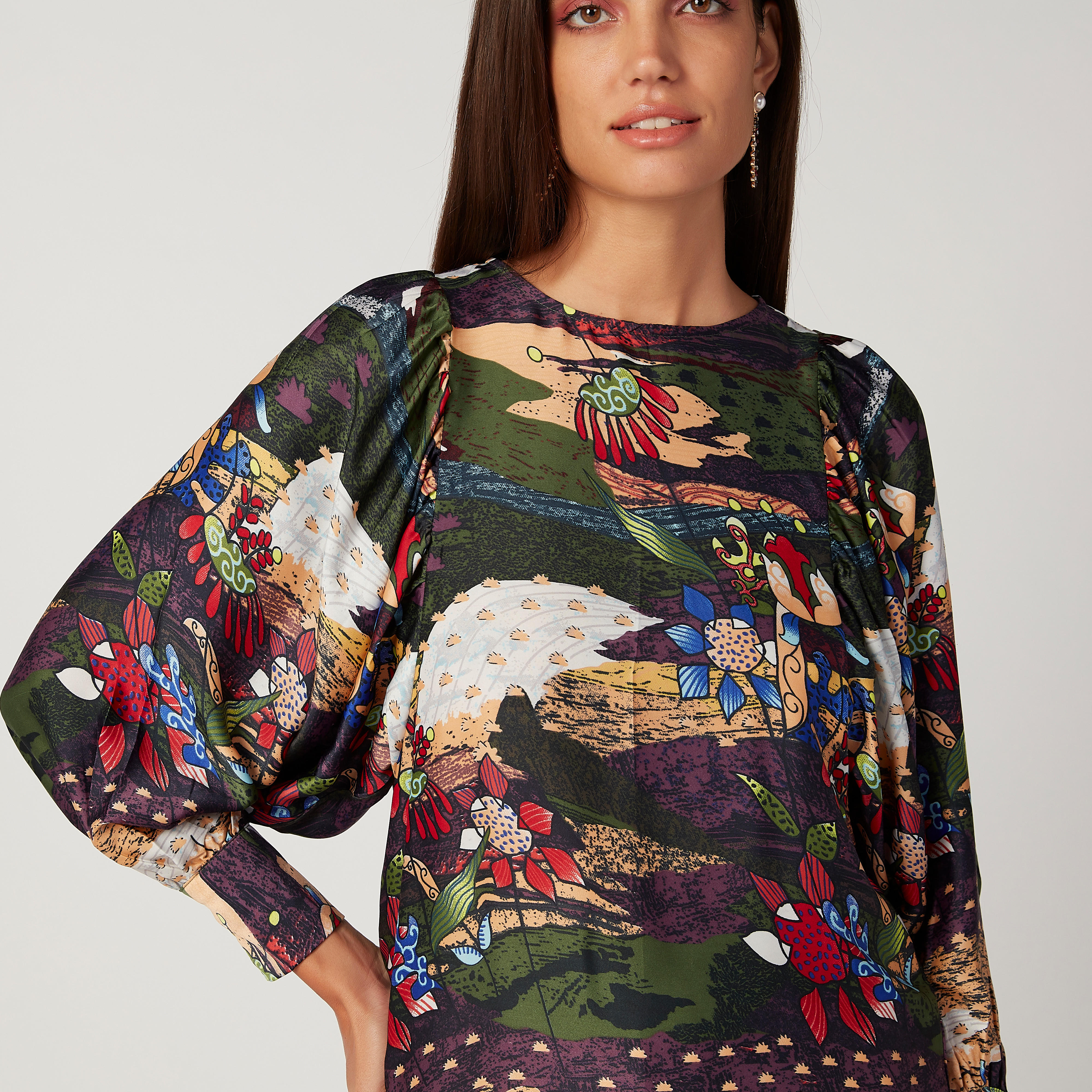 بلوزة بياقة مستديرة وأكمام طويلة وطبعات-women-clothing-shirtsandblouses-blouses-image-3
