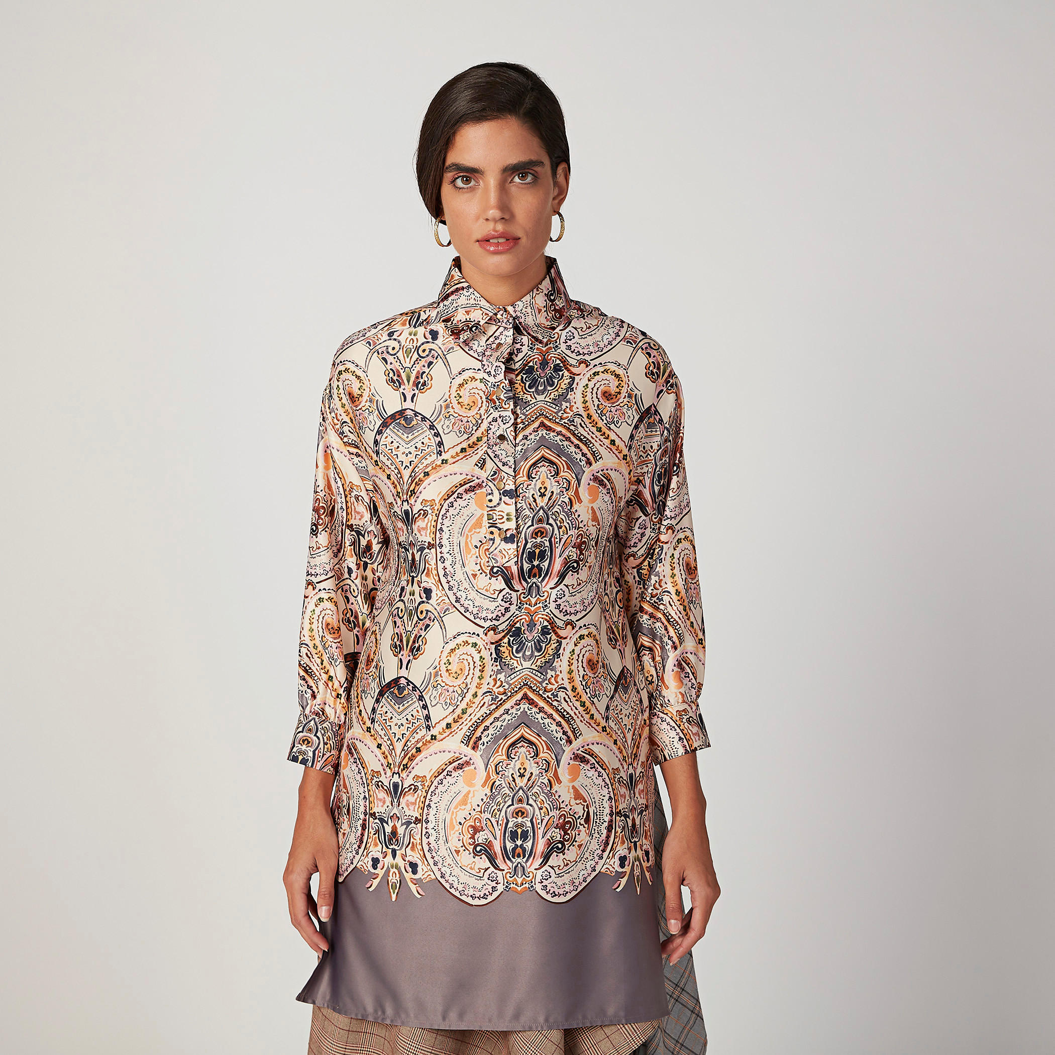 تونيك بطبعات بياقة عاديّة وأكمام طويلة-women-clothing-shirtsandblouses-blouses-image-1
