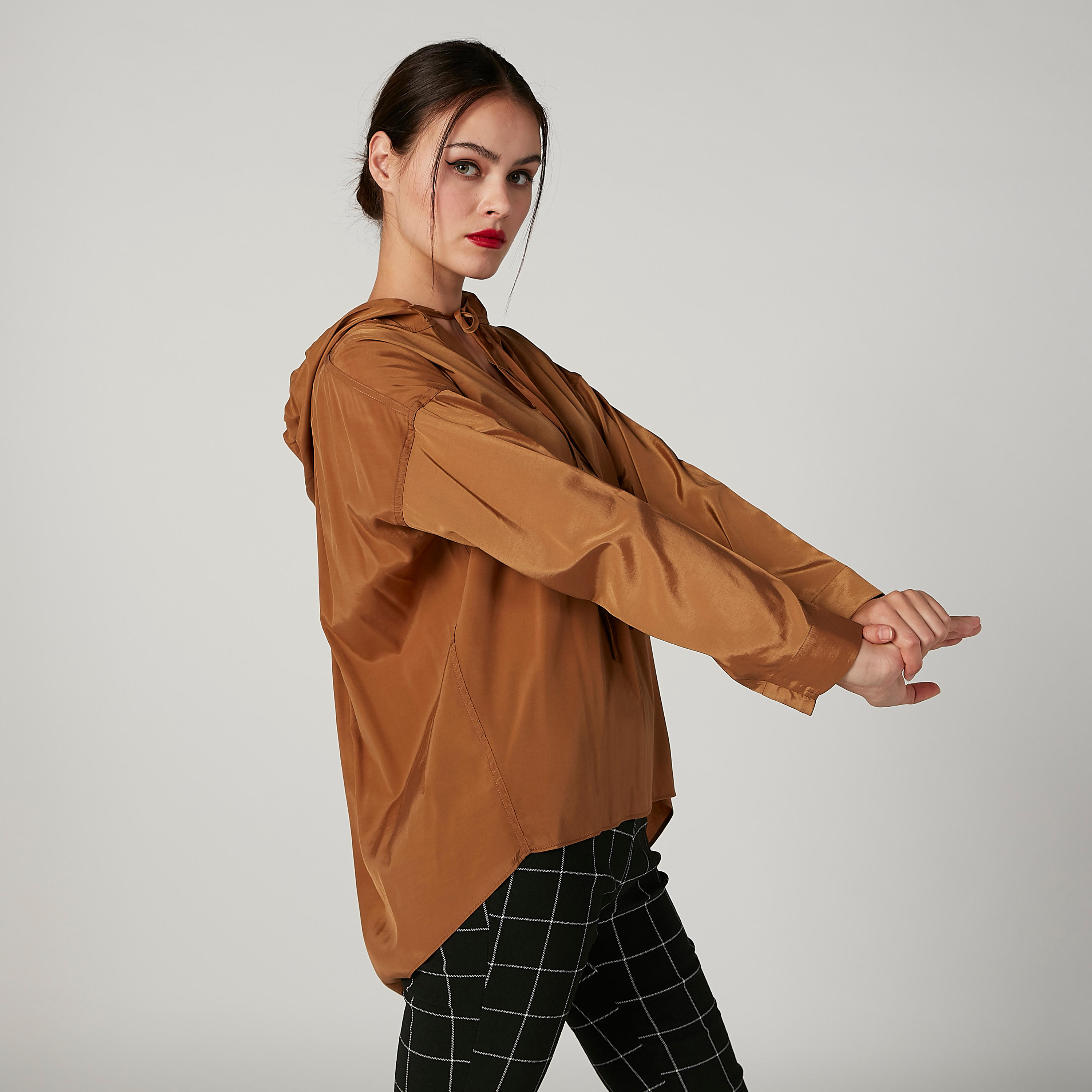 Plain Top with Long Sleeves and Hood-women-clothing-shirtsandblouses-blouses-image-5