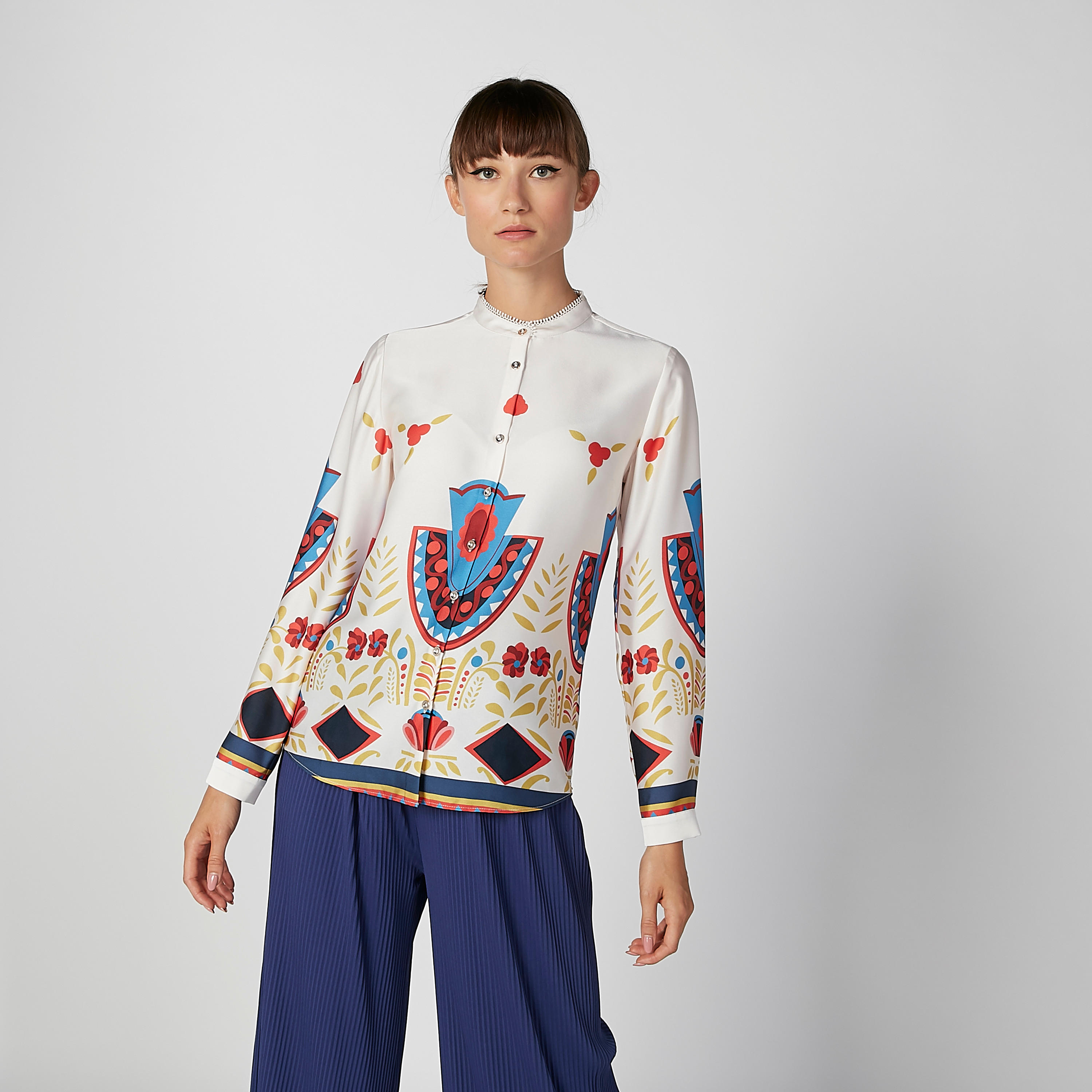 قميص مستدام بأكمام طويلة وأزرار غير مرئية وطبعات-women-clothing-shirtsandblouses-shirts-image-3