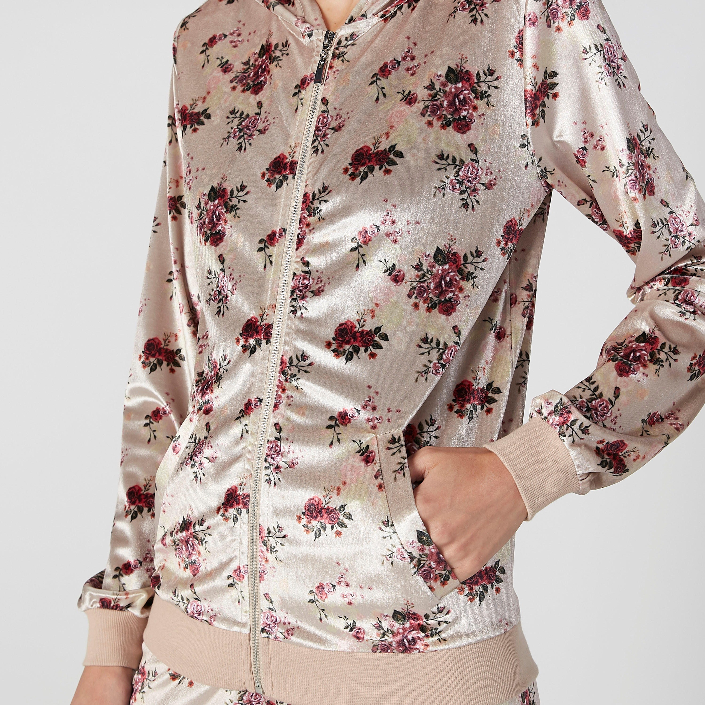 جاكيت بأكمام طويلة وطبعات وجيوب كانجارو-women-winterwear-coatsandjackets-jackets-image-4