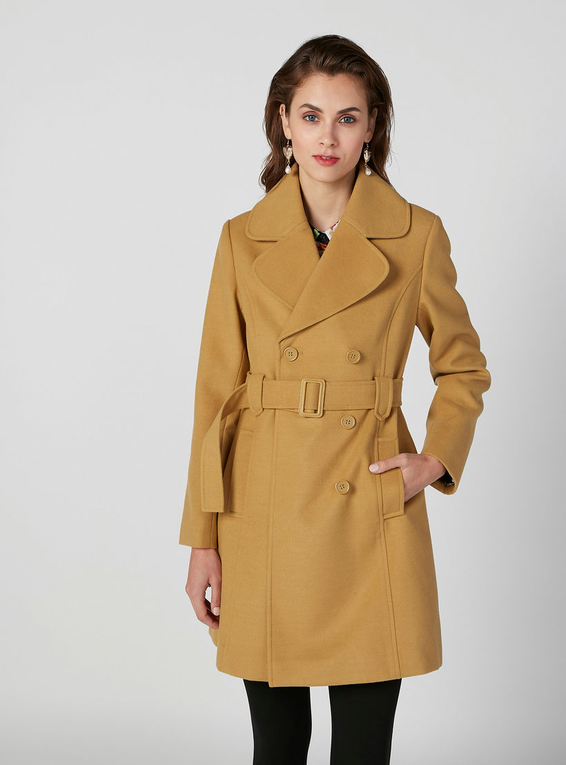 مِعطف بارز الملمس بأكمام طويلة وجيوب-women-clothing-coatsandjackets-coats-image-1
