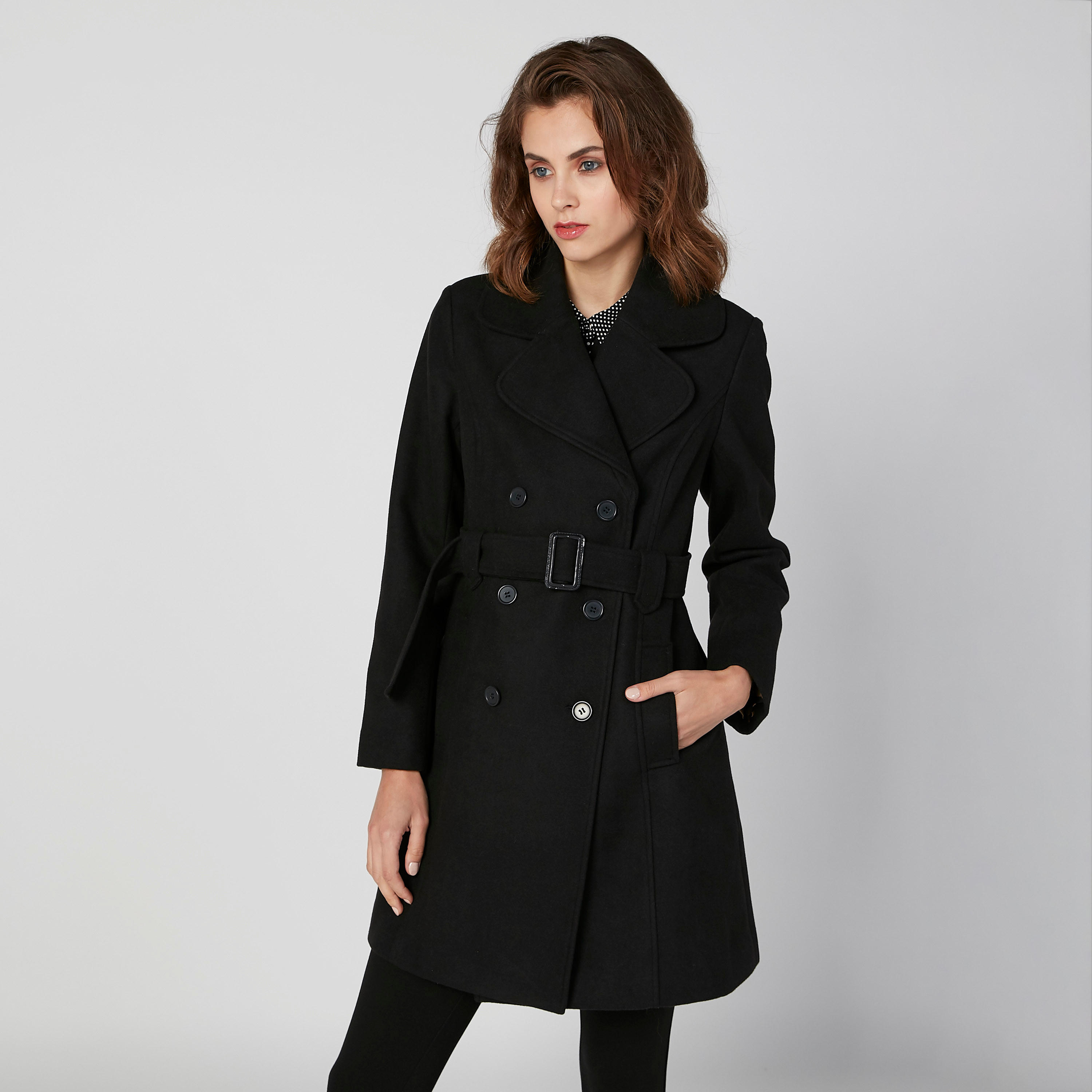 مِعطف بارز الملمس بأكمام طويلة وجيوب-women-clothing-coatsandjackets-coats-image-1