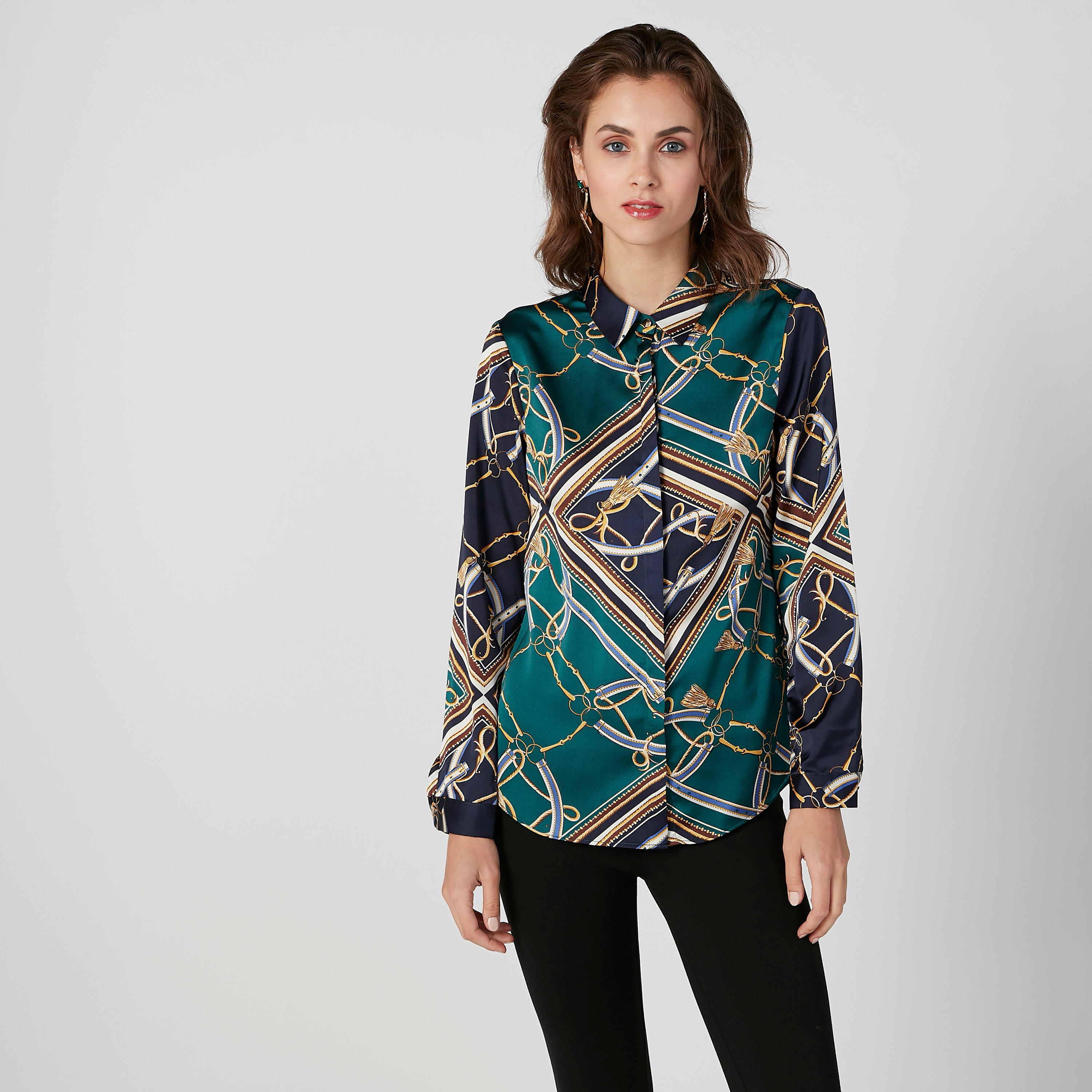 قميص بأكمام طويلة وأزرار مخفيّة وطبعات-women-clothing-shirtsandblouses-shirts-image-1