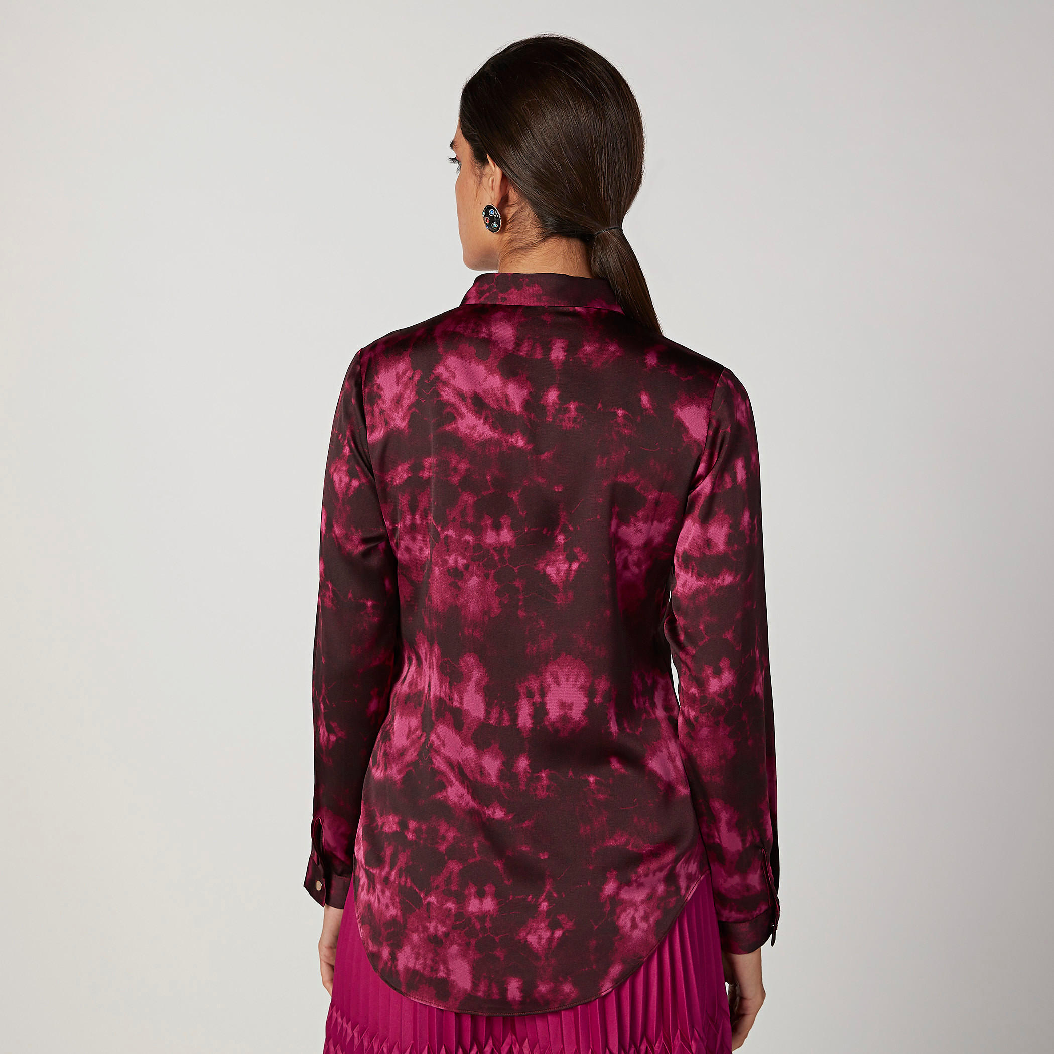 قميص بأكمام طويلة وأزرار مخفيّة وطبعات-women-clothing-shirtsandblouses-shirts-image-2