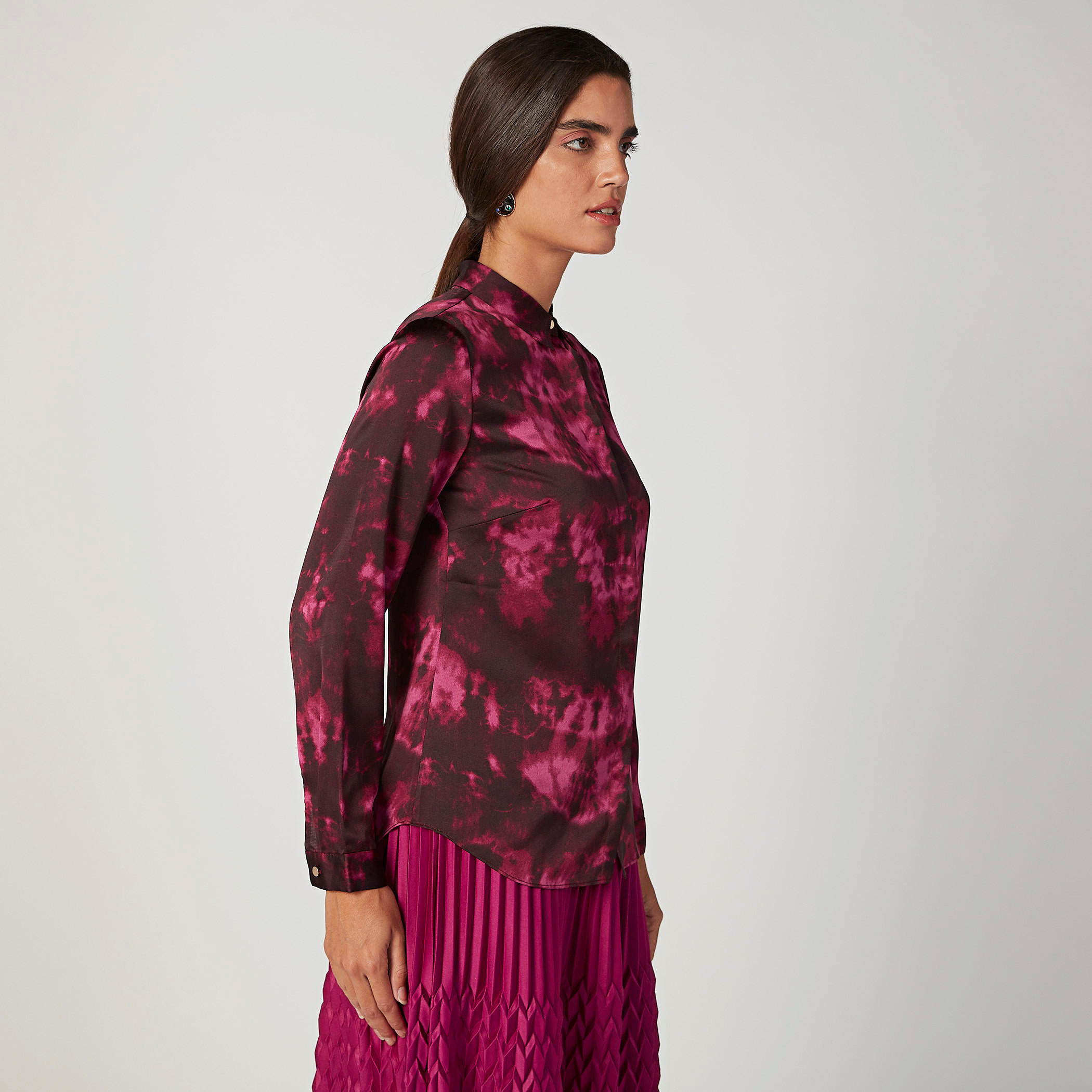قميص بأكمام طويلة وأزرار مخفيّة وطبعات-women-clothing-shirtsandblouses-shirts-image-1
