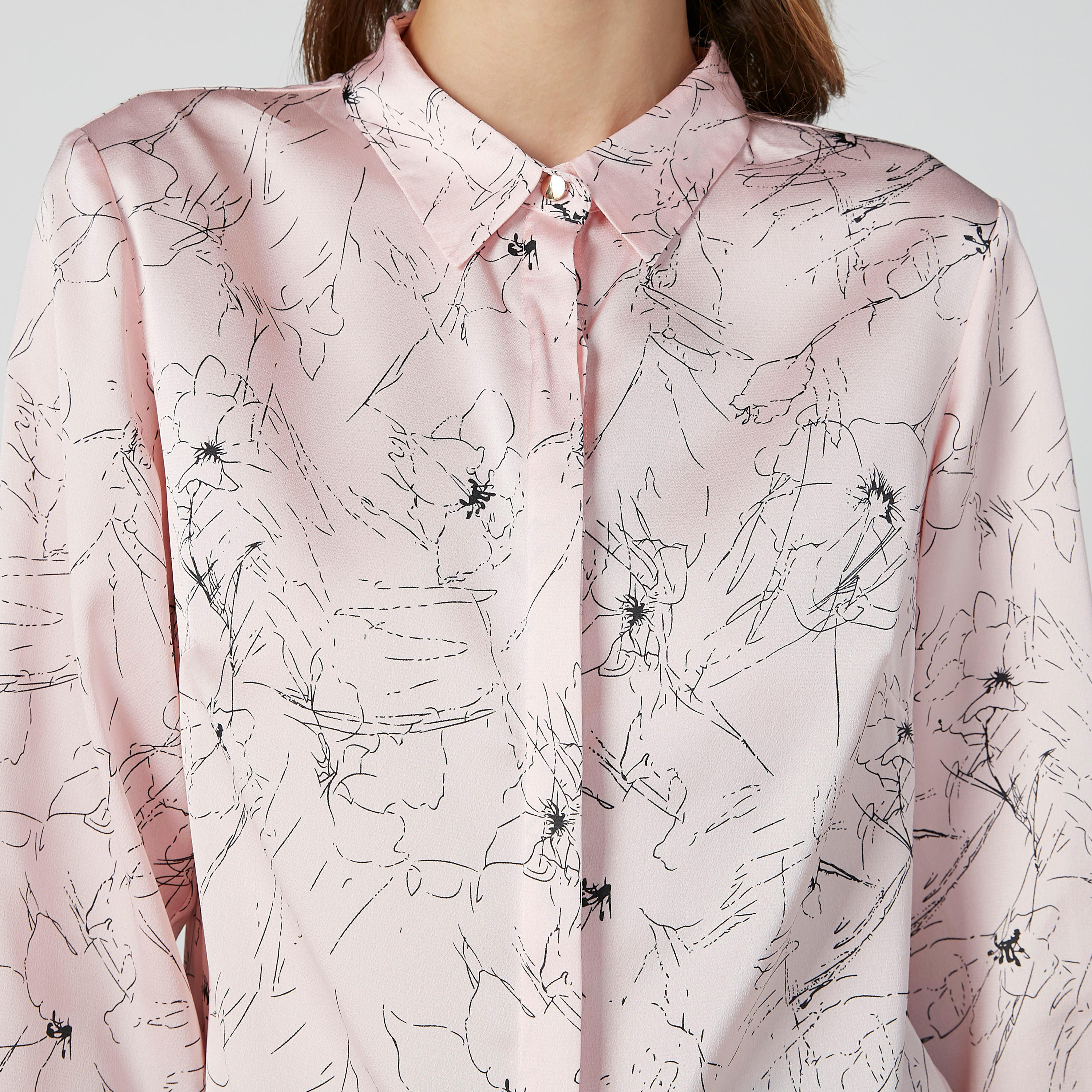 Floral Print Shirt with Long Sleeves and Concealed Placket-women-clothing-shirtsandblouses-shirts-image-3