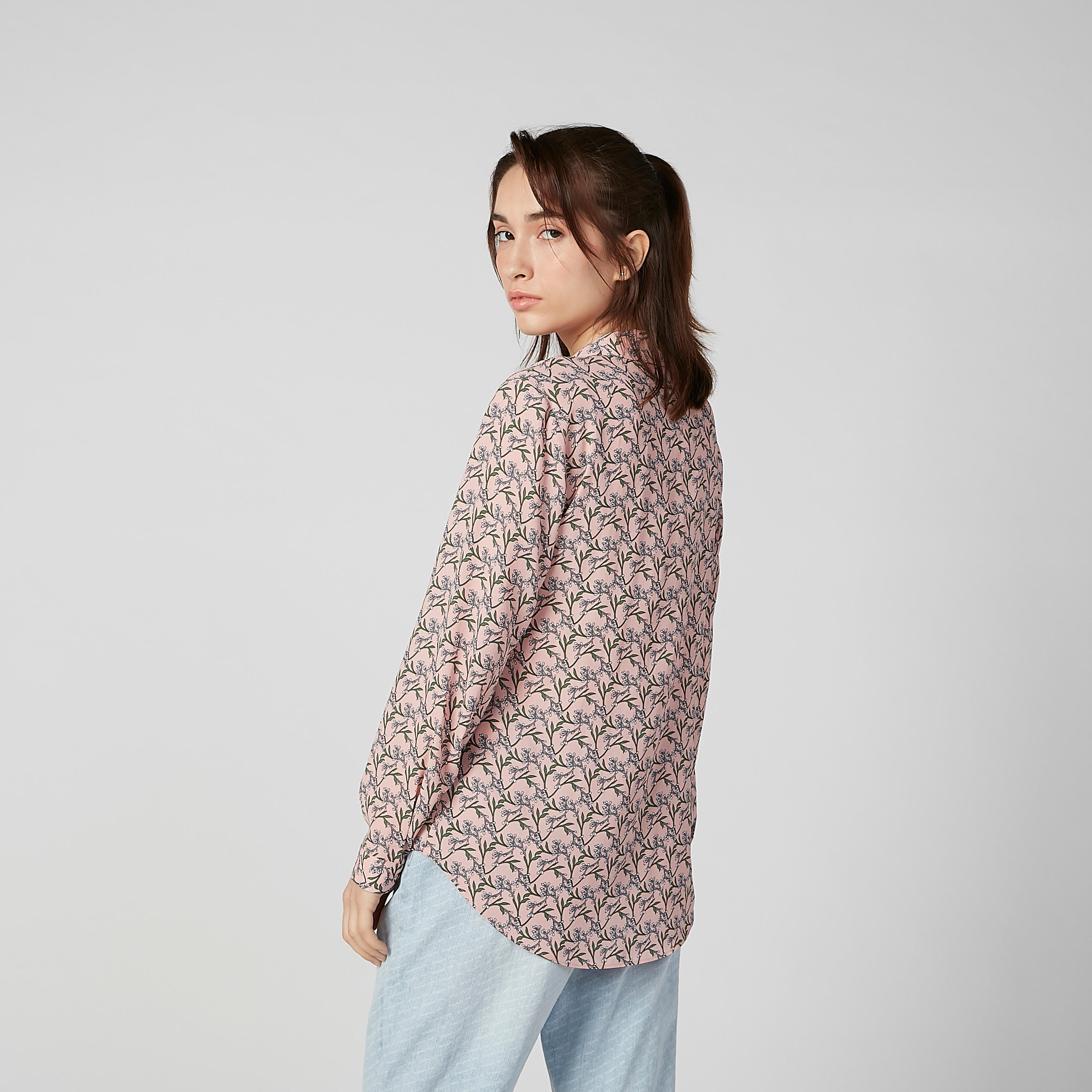 قميص بأكمام طويلة وأزرار مخفيّة وطبعات-women-clothing-shirtsandblouses-shirts-image-3