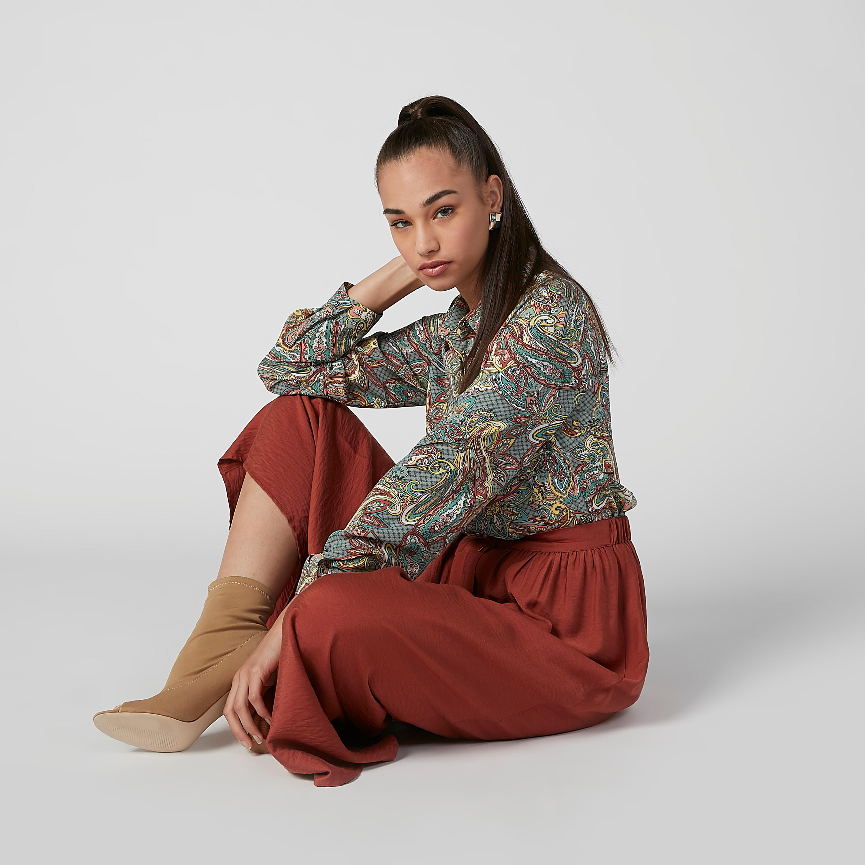Printed Shirt with Long Sleeves and Complete Placket-women-clothing-shirtsandblouses-shirts-image-7