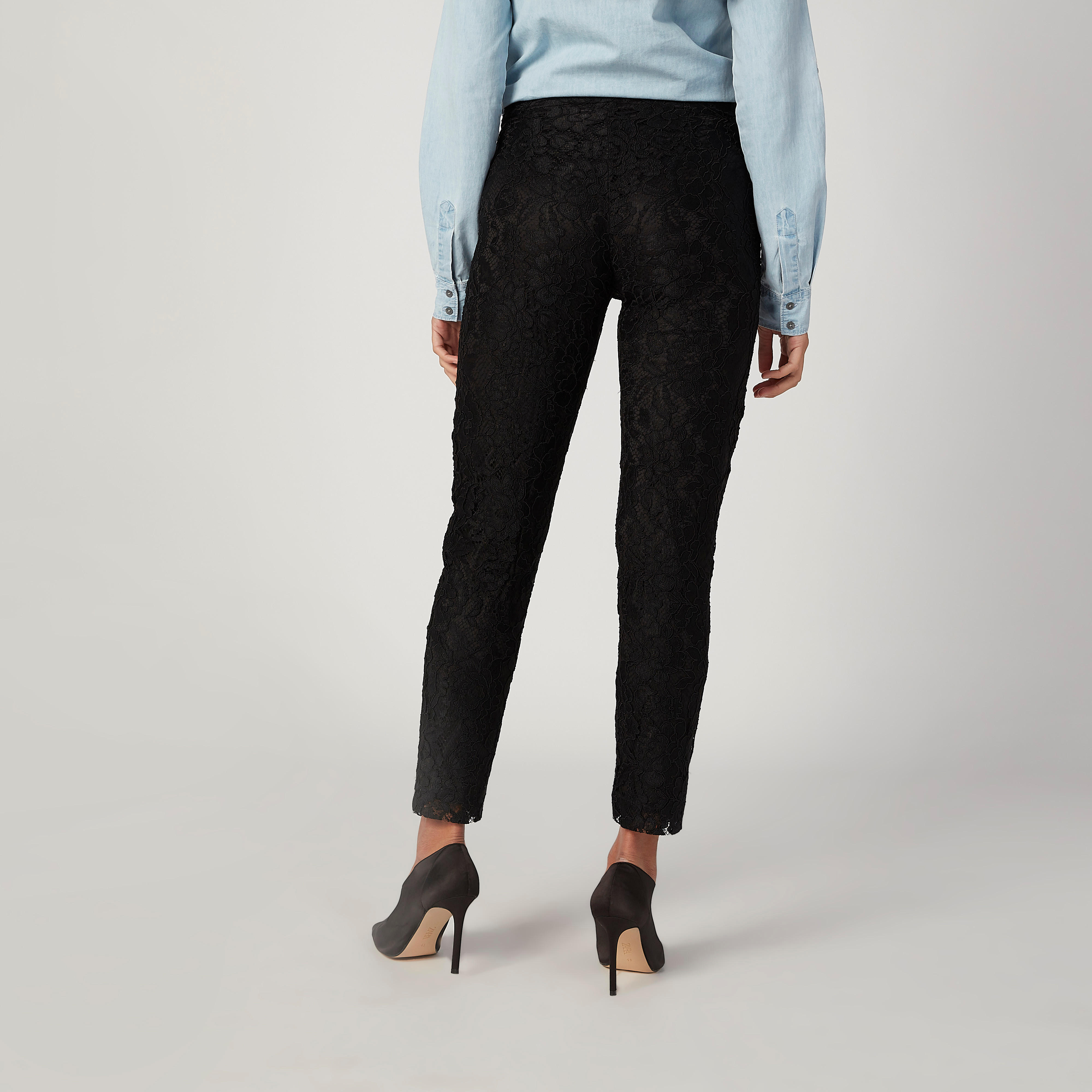 Sustainable Full Length Mid Waist Lace Pants with Pocket Detail-women-clothing-bottoms-trousers-image-4