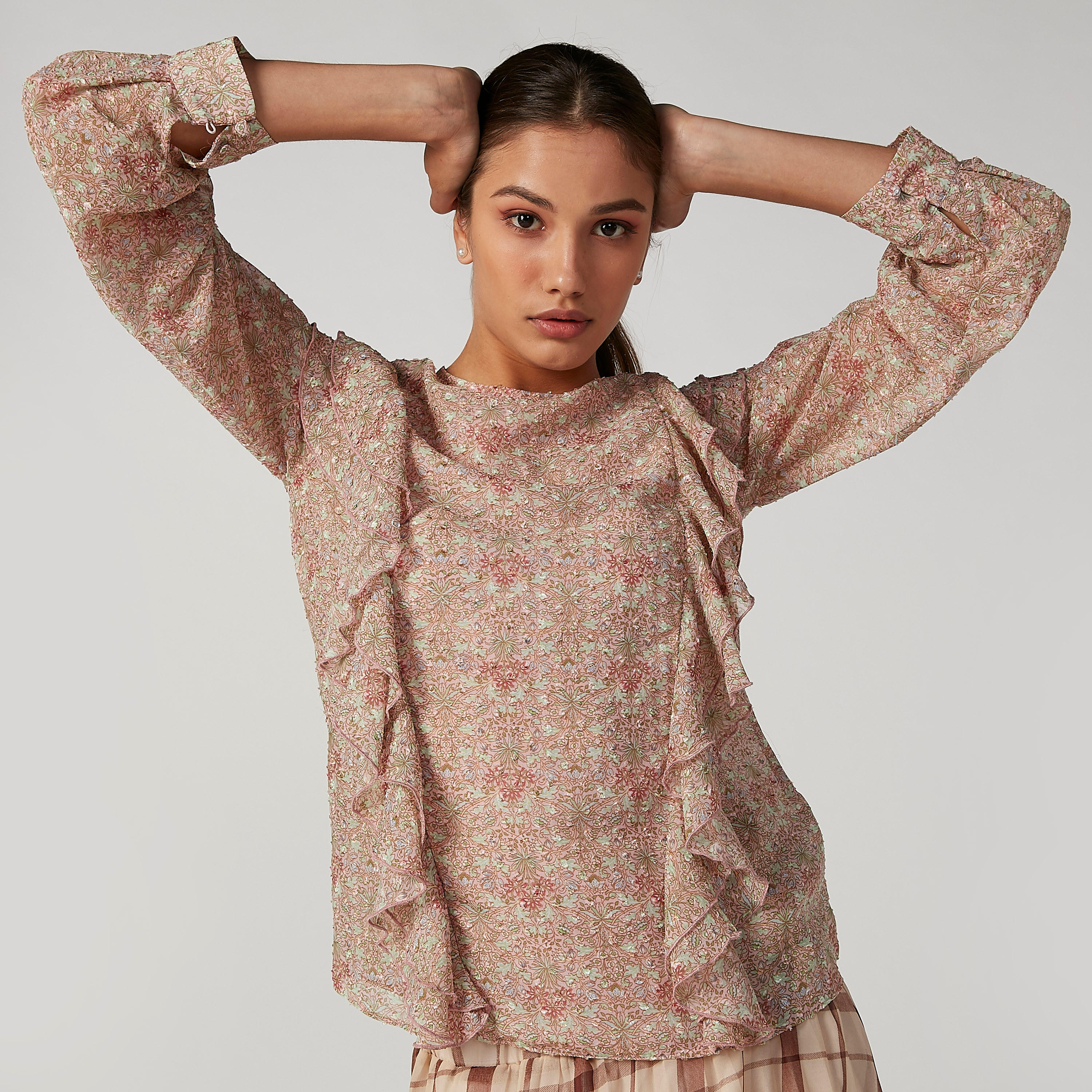 بلوزة بياقة مستديرة وأكمام طويلة وطبعات-women-clothing-shirtsandblouses-blouses-image-3