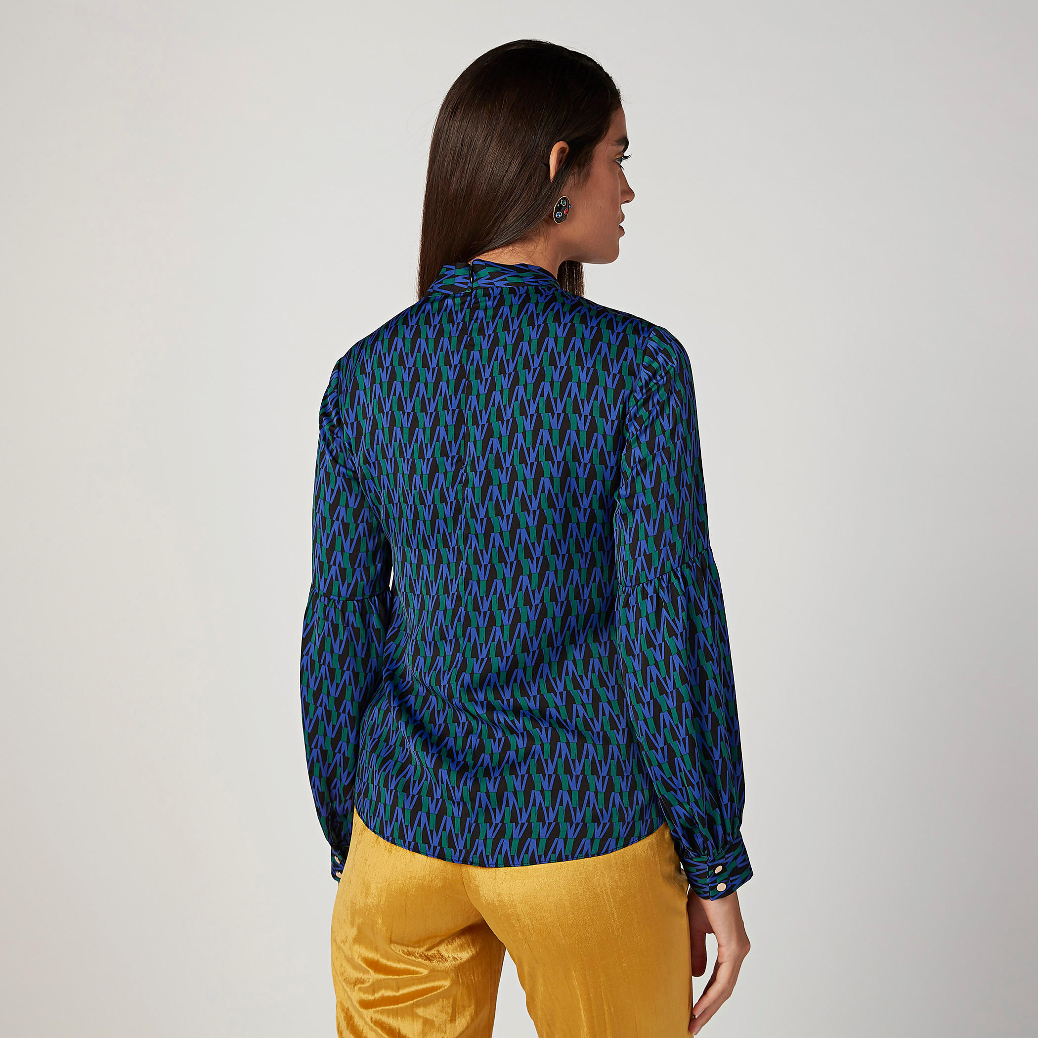 Printed Top with Necktie and Bishop Sleeves-women-clothing-shirtsandblouses-blouses-image-4