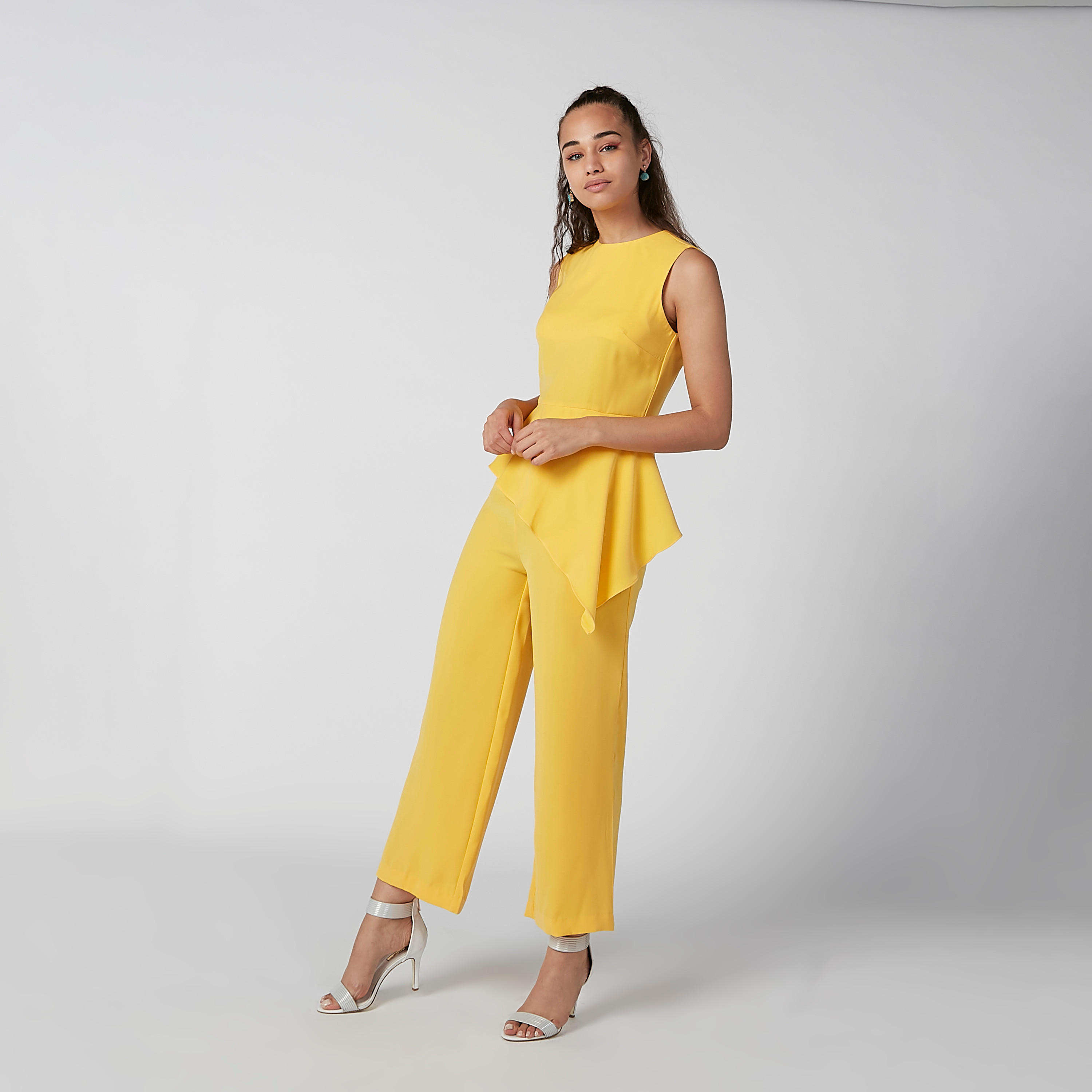 Solid Round Neck Sleeveless Jumpsuit-women-clothing-jumpsuits-image-4