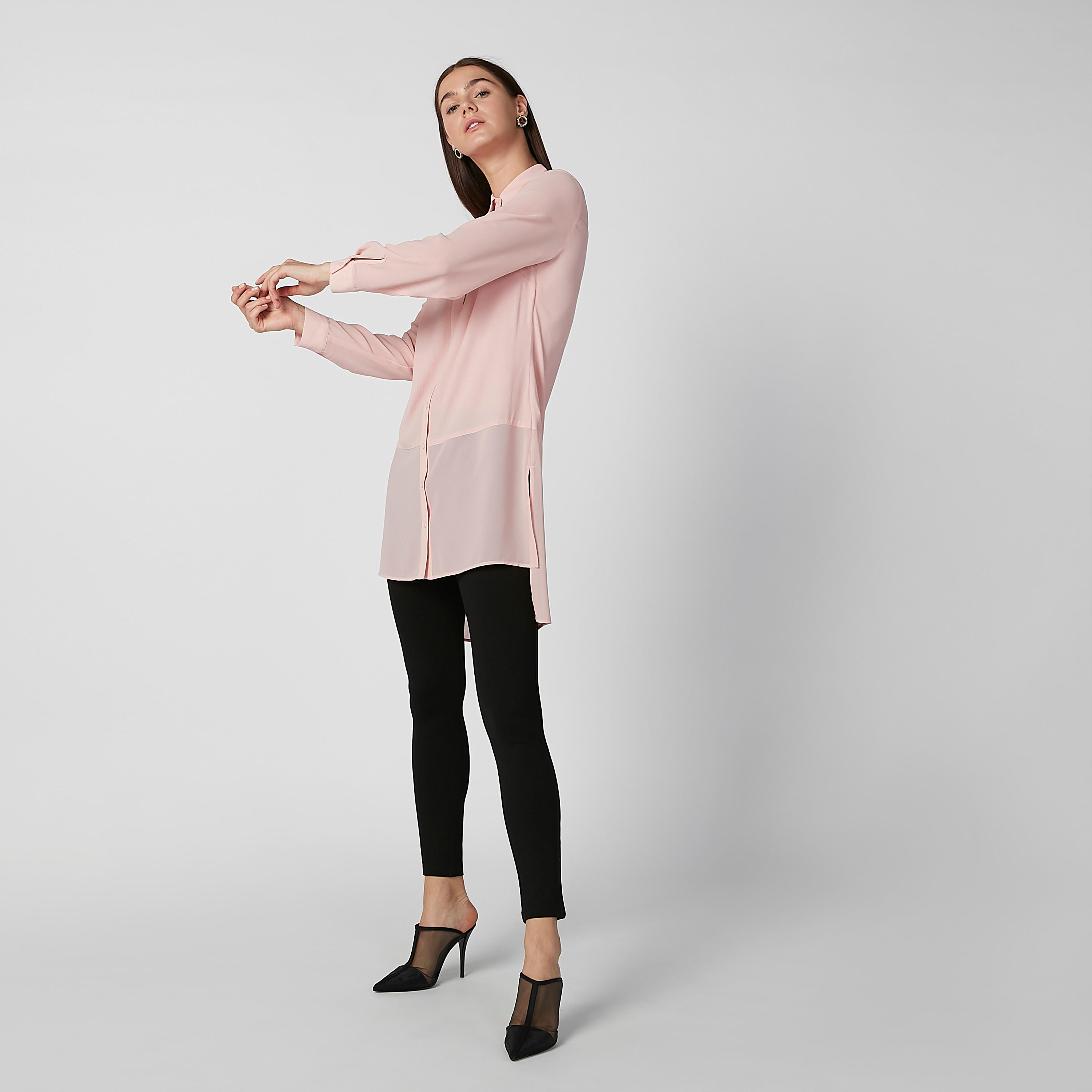 تونيك سادة بأكمام طويلة وحوّاف غير مستوية-women-clothing-shirtsandblouses-blouses-image-4