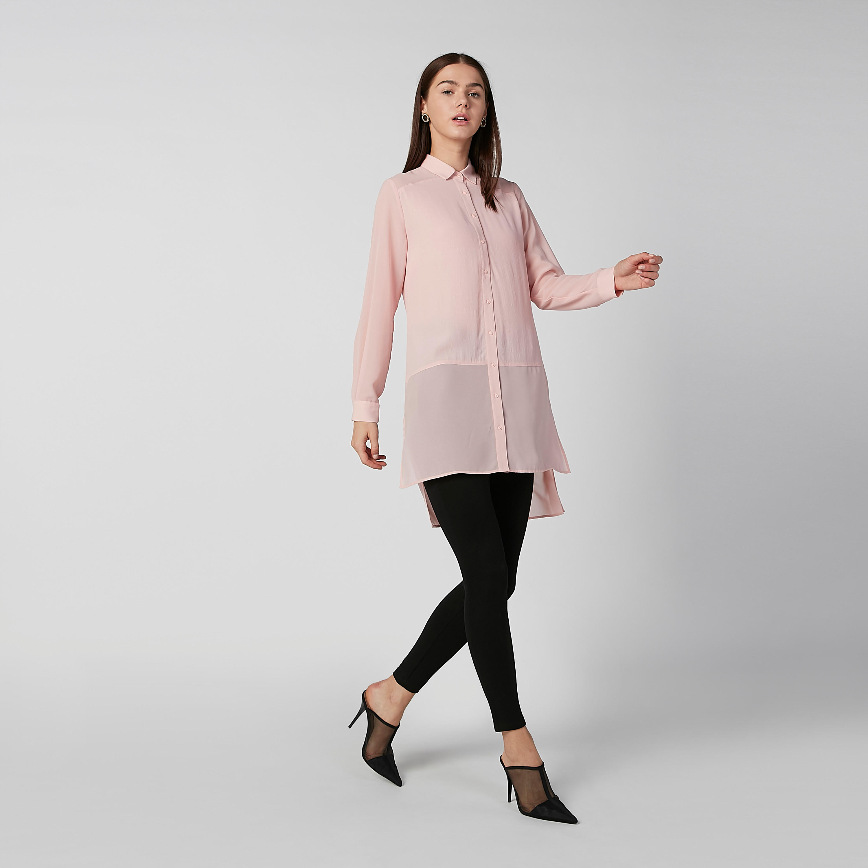 تونيك سادة بأكمام طويلة وحوّاف غير مستوية-women-clothing-shirtsandblouses-blouses-image-2