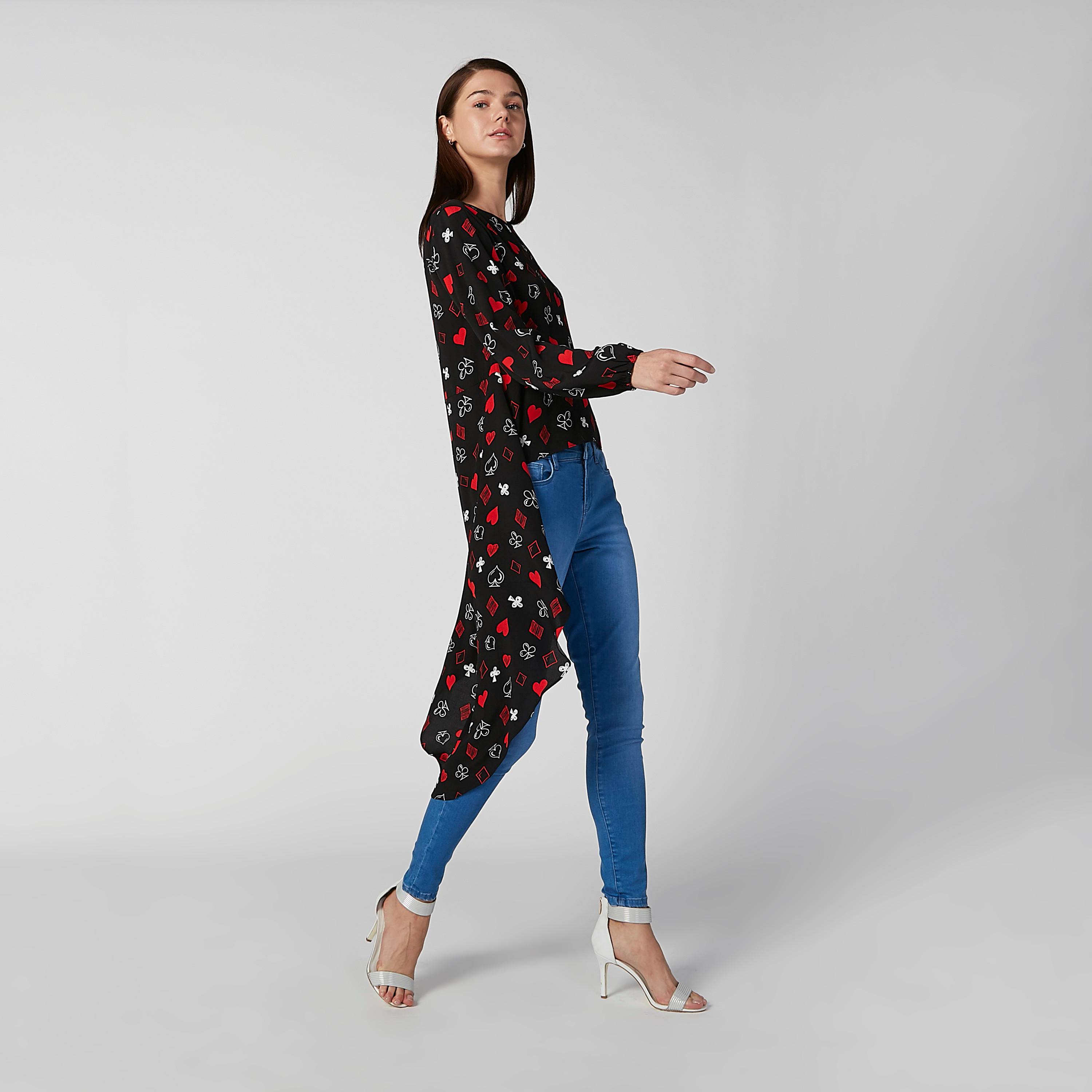 Printed Top with Long Sleeves and High Low Hem-women-clothing-shirtsandblouses-blouses-image-2