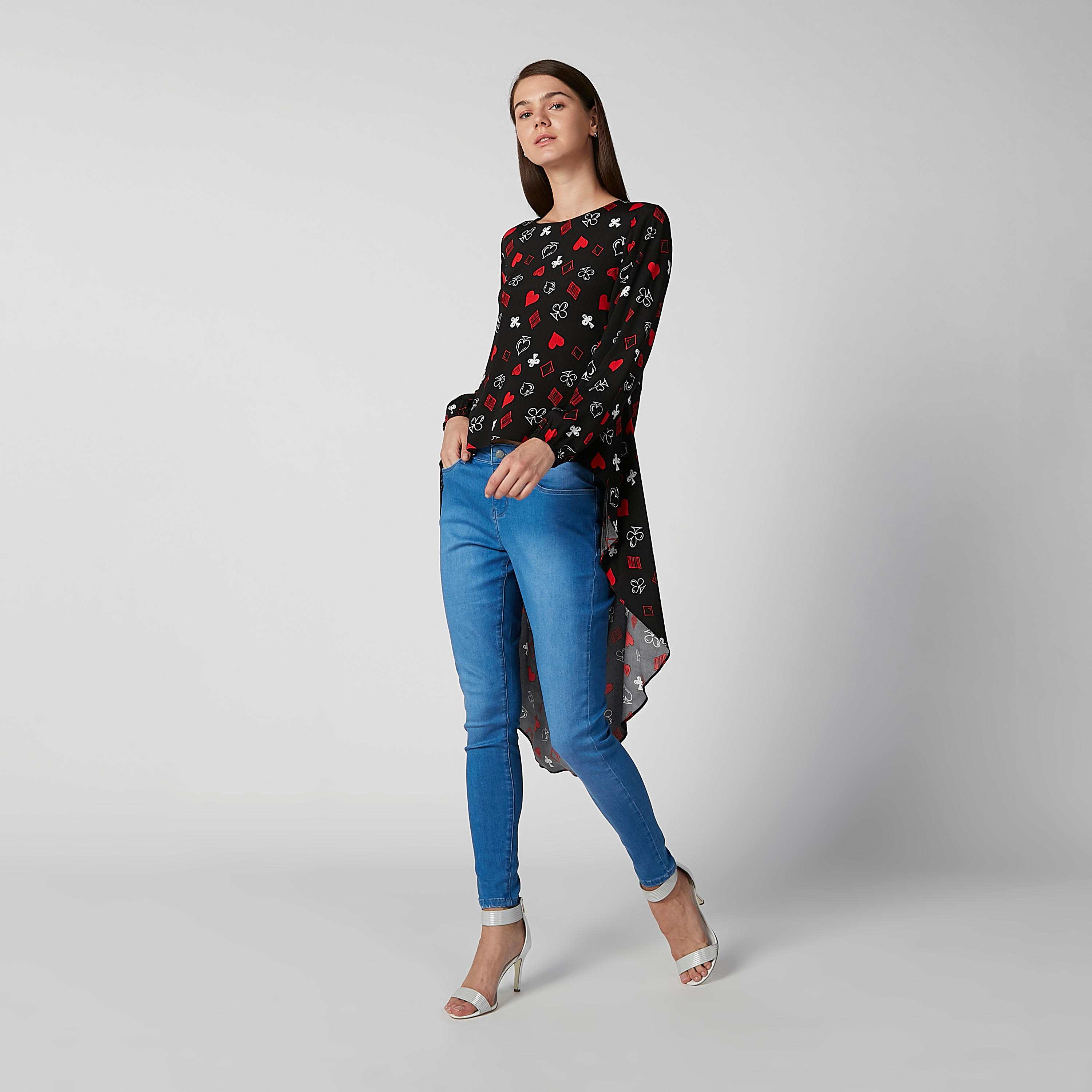 Printed Top with Long Sleeves and High Low Hem-women-clothing-shirtsandblouses-blouses-image-3