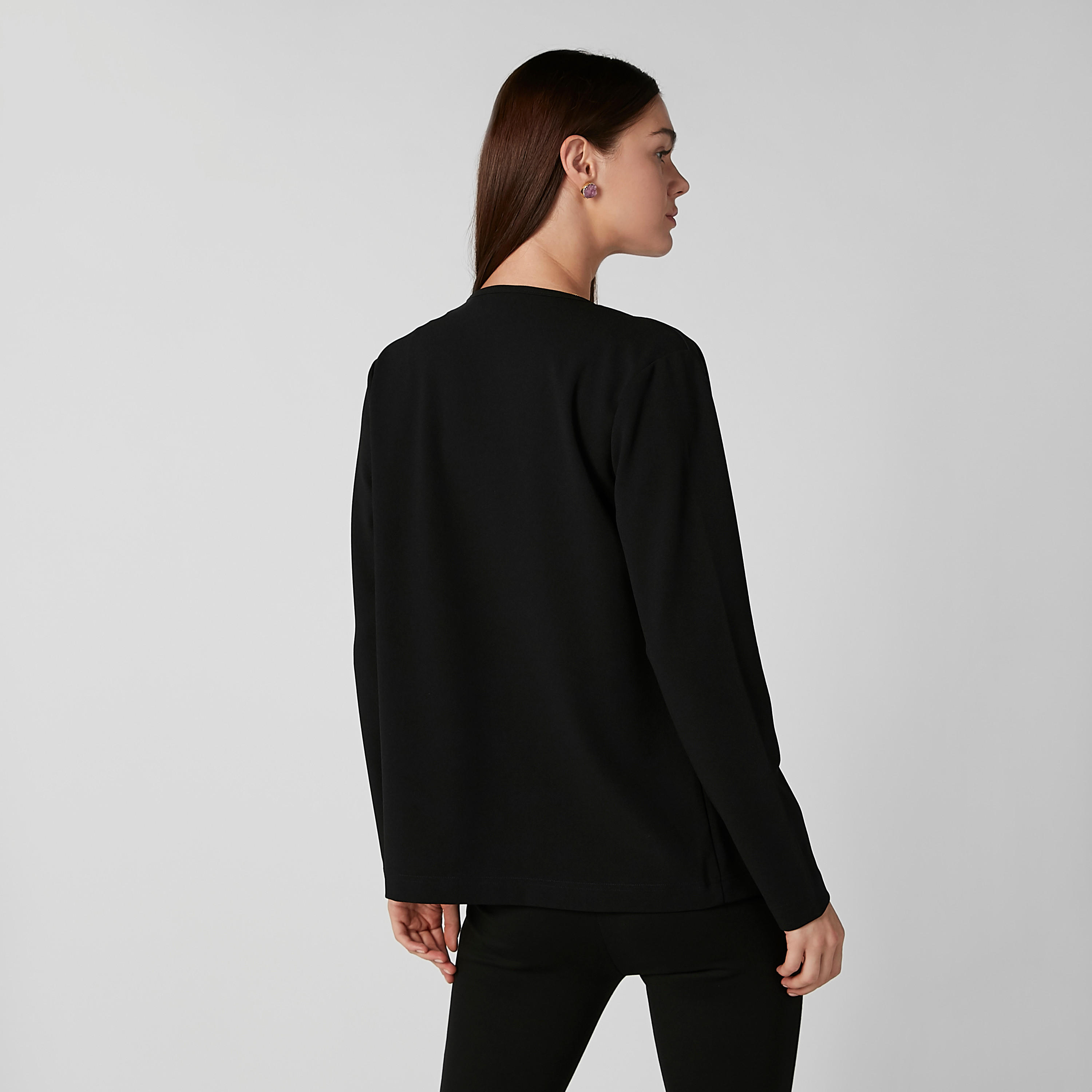 بليزر رسمي سليم سادة بجيوب-women-clothing-coatsandjackets-blazers-image-4