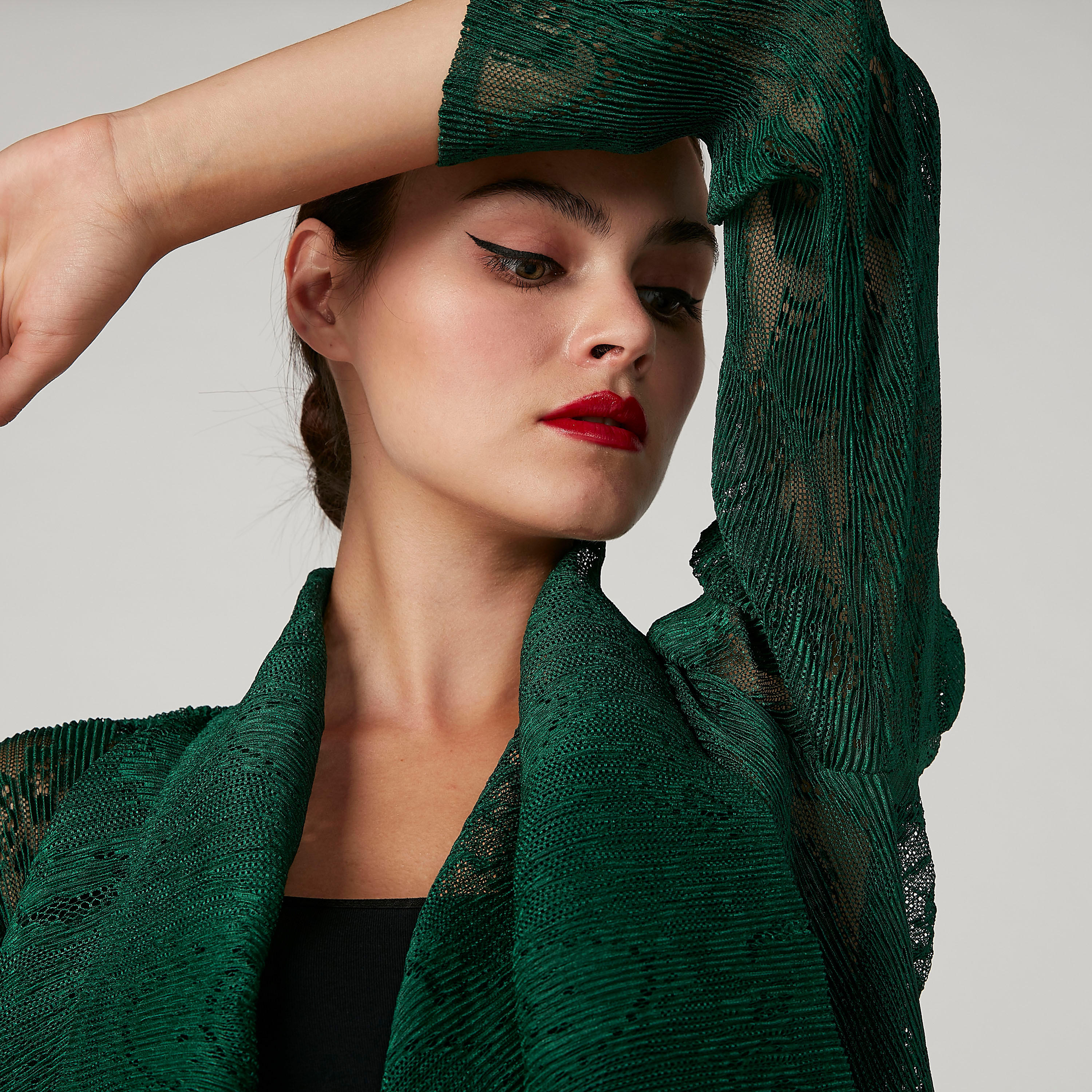جاكيت مستدام دانتيل  طويل بأكمام طويلة -women-winterwear-coatsandjackets-jackets-image-3