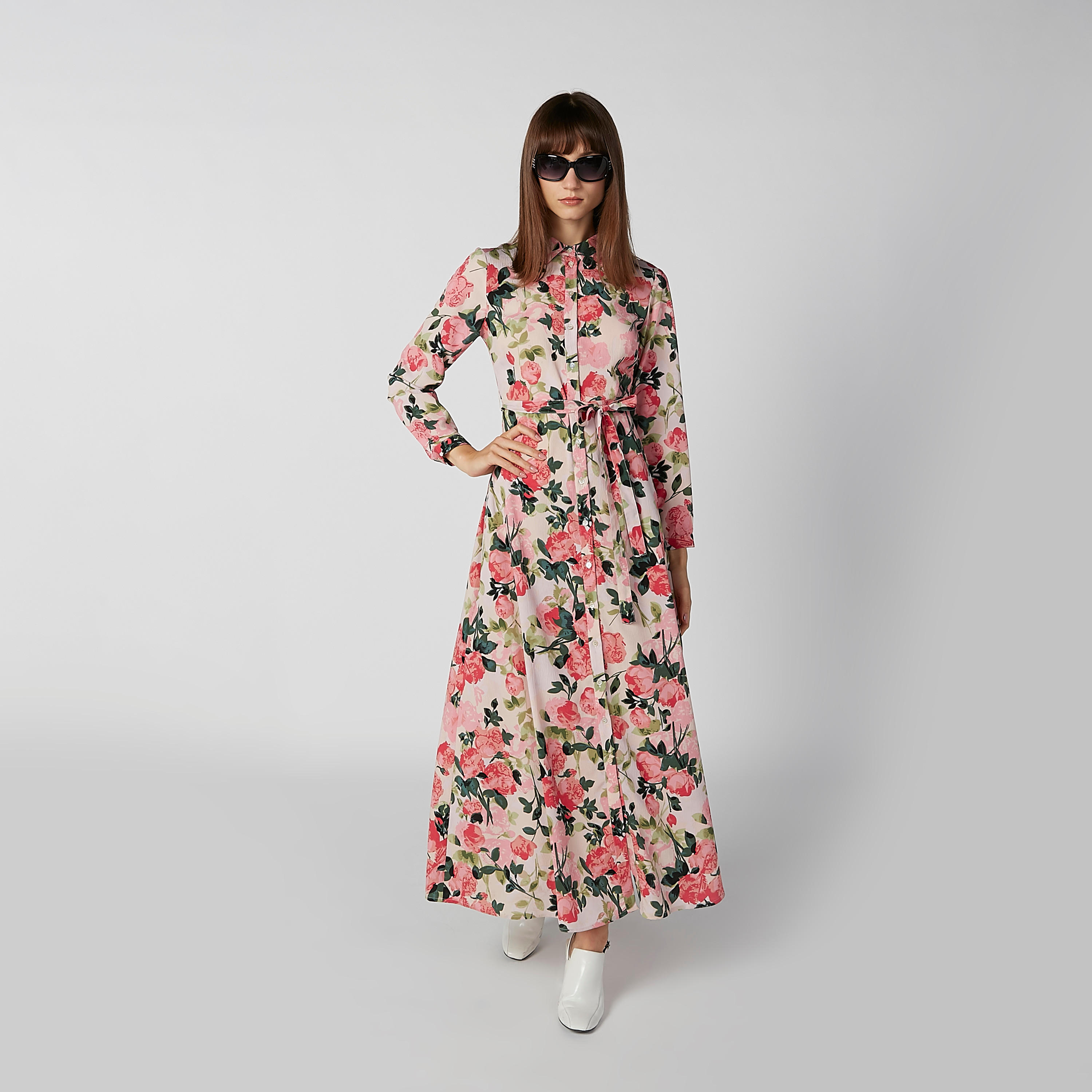 فستان قميص ماكسي بأكمام طويلة وأربطة وطبعات-women-clothing-dresses-image-2