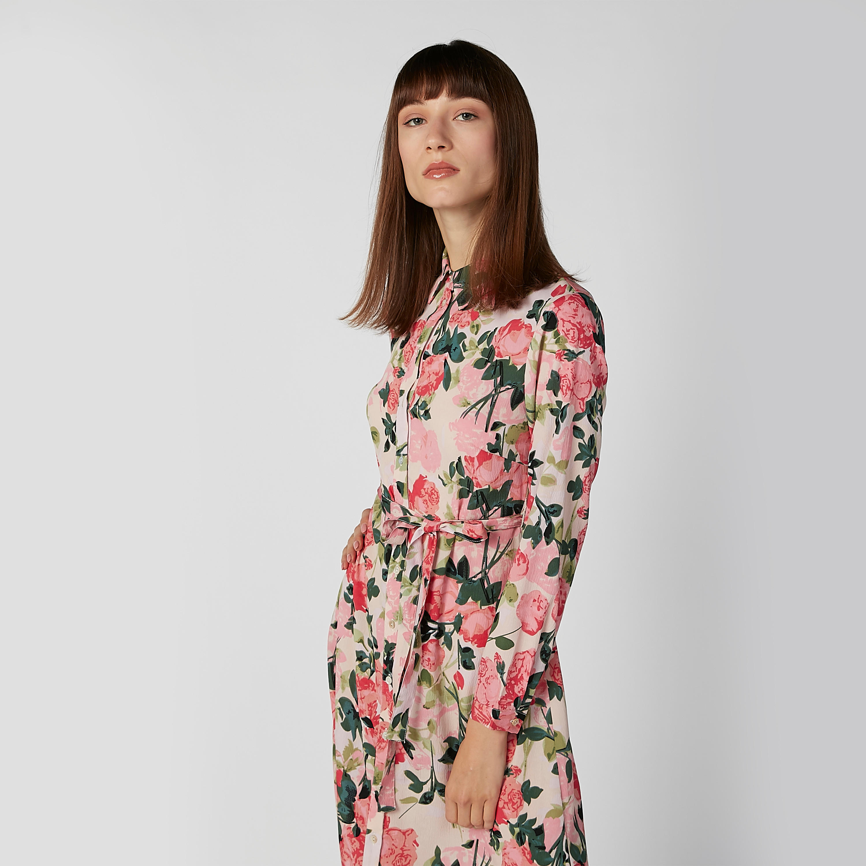 فستان قميص ماكسي بأكمام طويلة وأربطة وطبعات-women-clothing-dresses-image-4