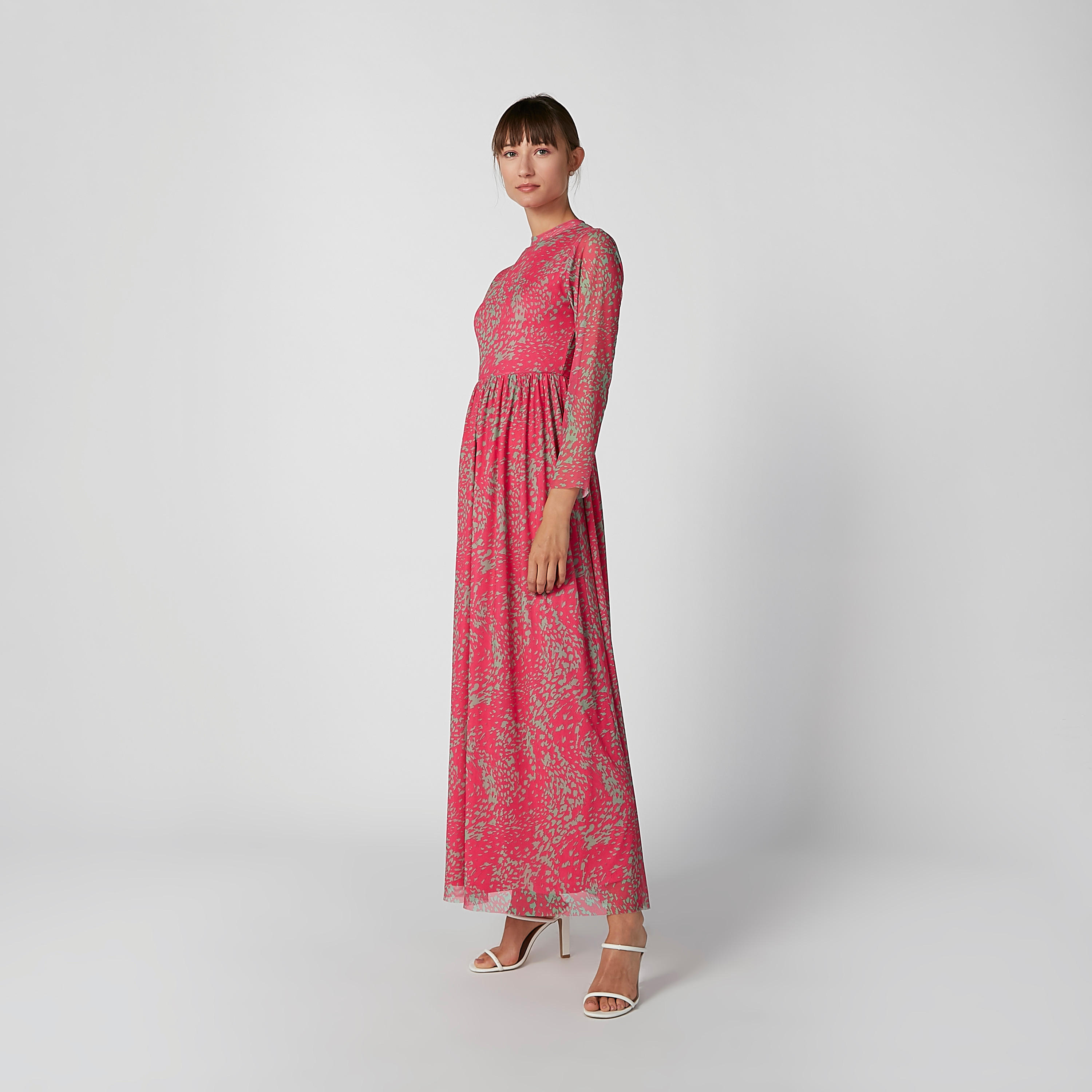 فستان طويل إيه لاين بياقة عالية وأكمام طويلة وطبعات-women-clothing-dresses-image-4