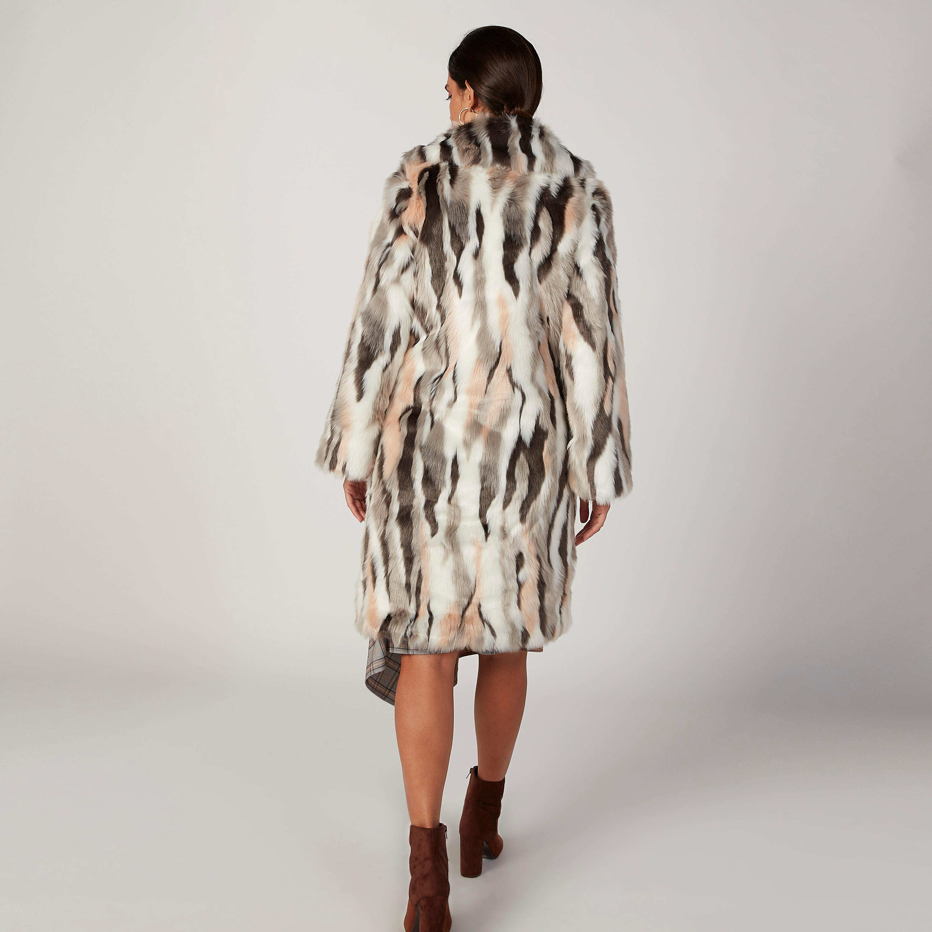 معطف طويل بارز الملمس بأكمام طويلة-women-clothing-coatsandjackets-coats-image-2