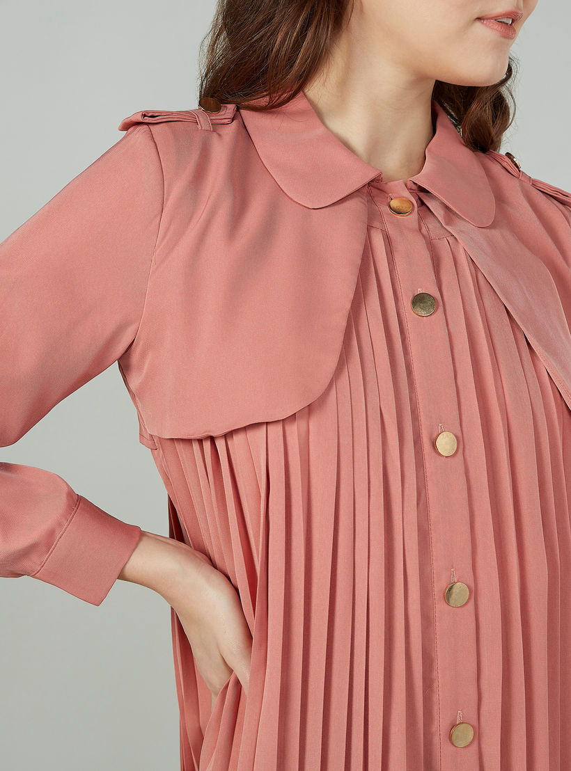 جاكيت طويل سادة بأكمام طويلة-women-winterwear-coatsandjackets-jackets-image-3
