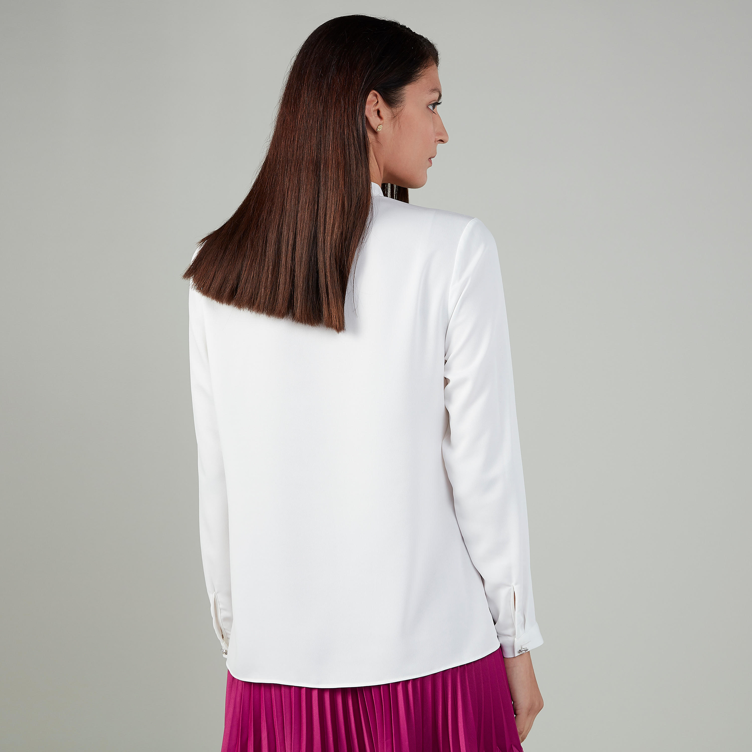 قميص سادة بياقة ماندارين وأكمام طويلة-women-clothing-shirtsandblouses-shirts-image-4