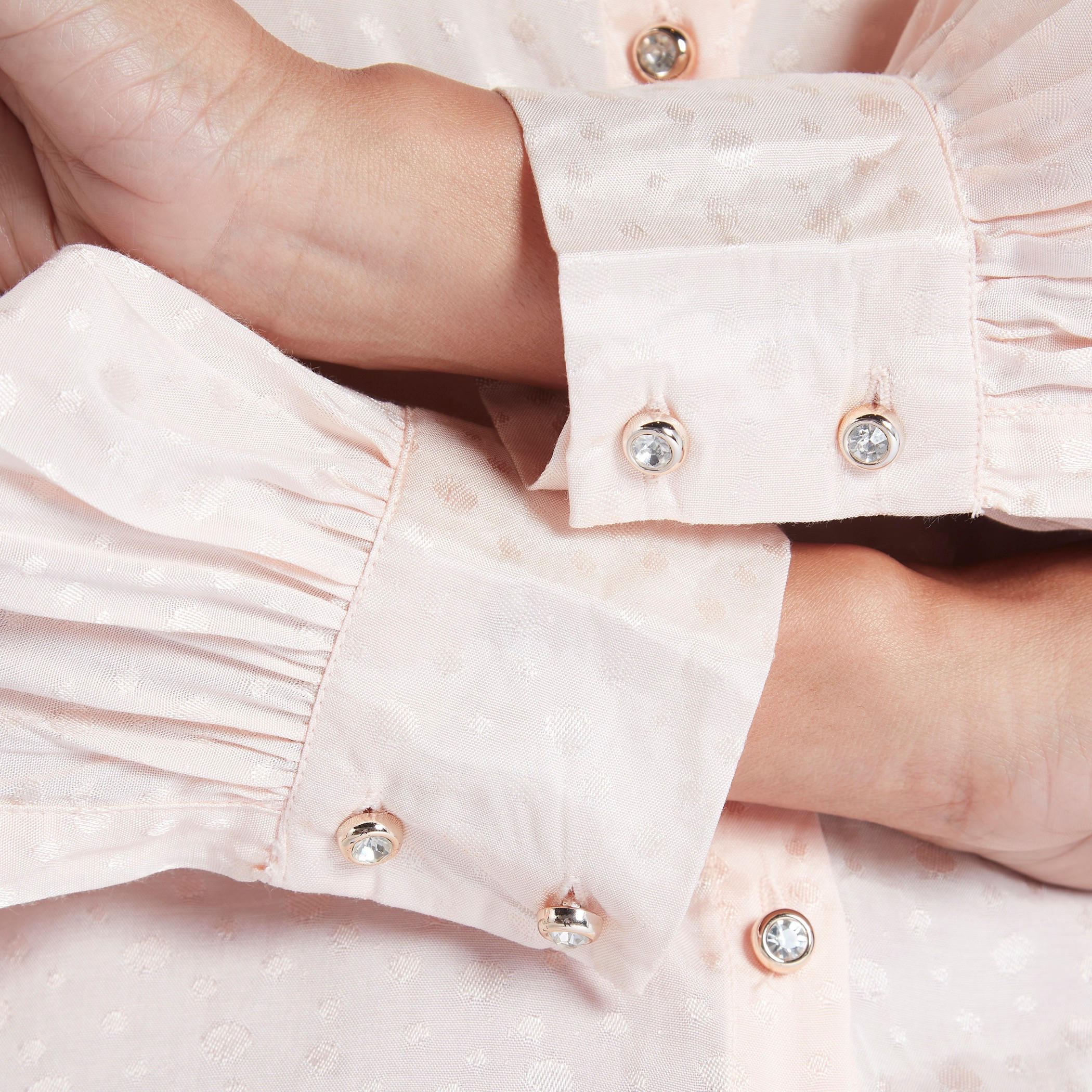 Textured Shirt with Long Sleeves and Spread Collar-women-clothing-shirtsandblouses-blouses-image-9