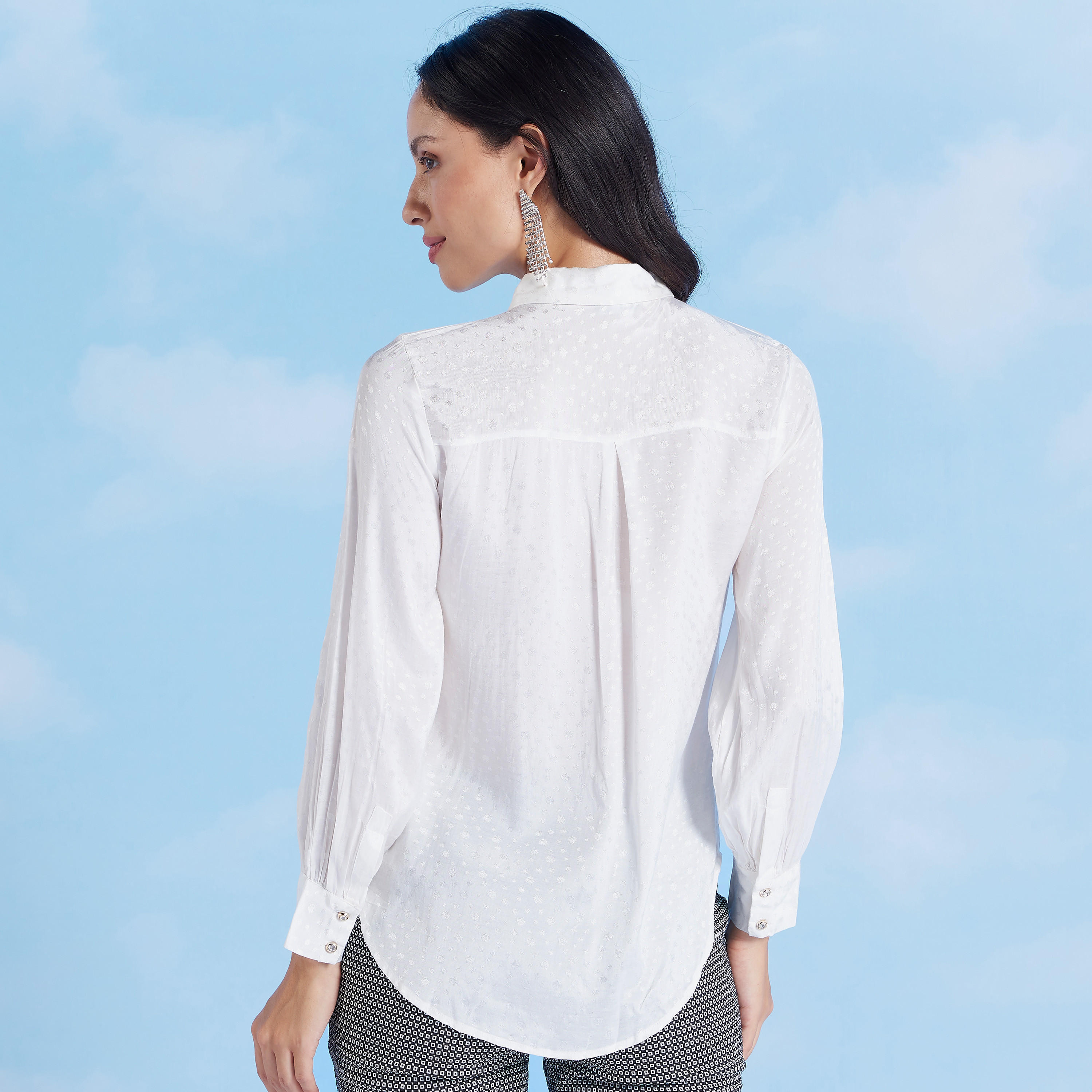Textured Shirt with Long Sleeves and Spread Collar-women-clothing-shirtsandblouses-blouses-image-14