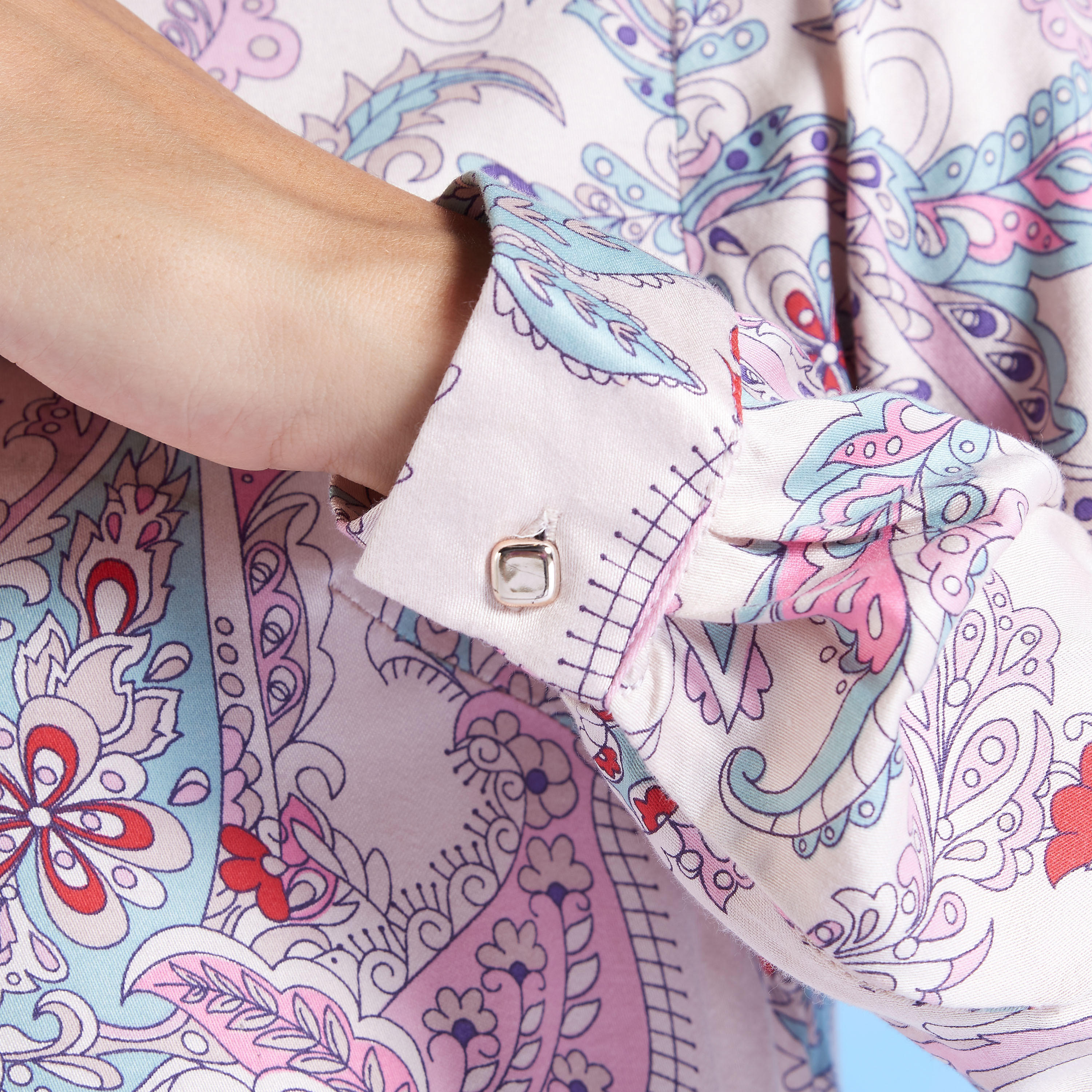 بلوزة بأكمام طويلة وربطة عنق وطبعات-women-clothing-shirtsandblouses-blouses-image-4