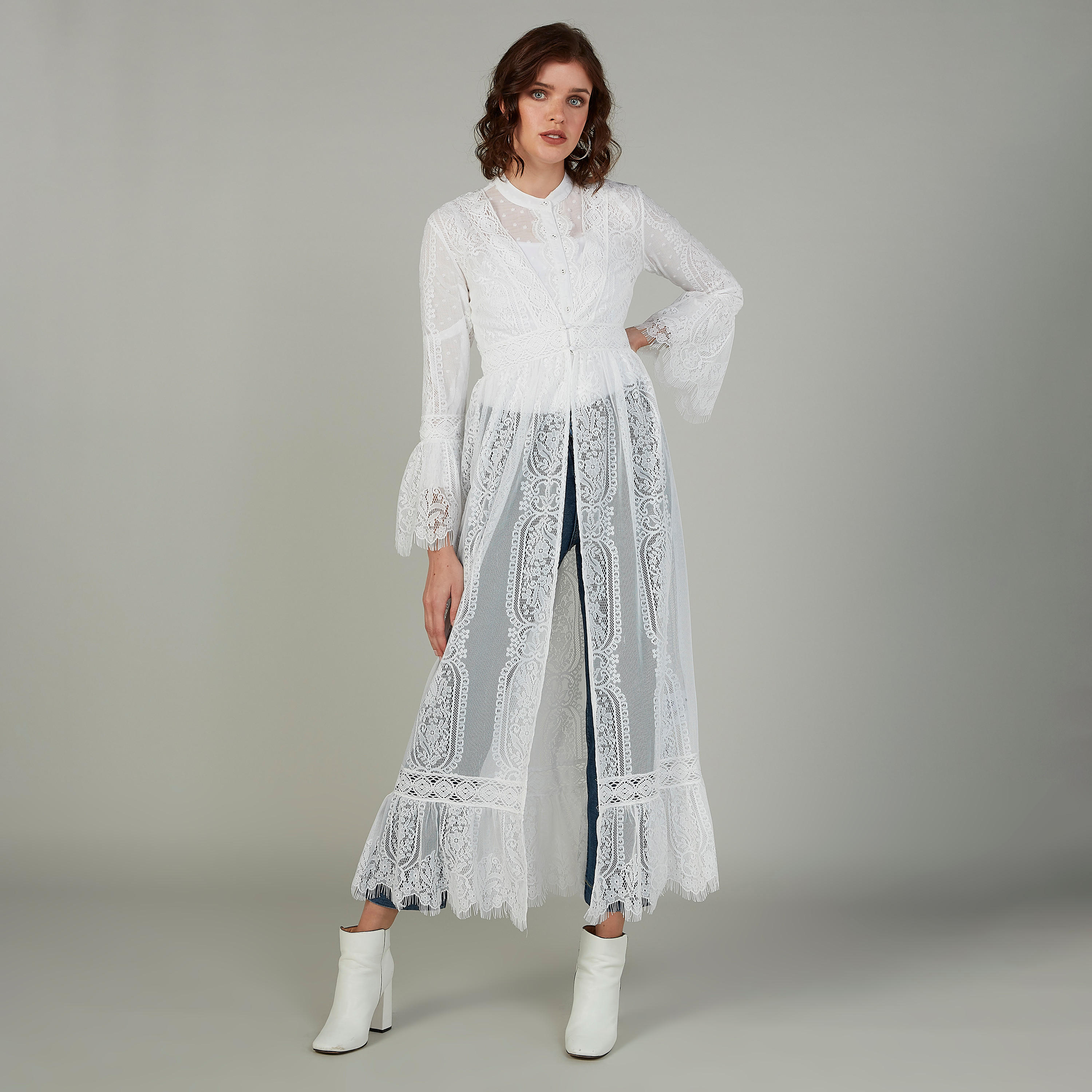 سترة دانتيل طويلة بأكمام واسعة-women-winterwear-hoodiesandsweatshirts-sweatshirts-image-4