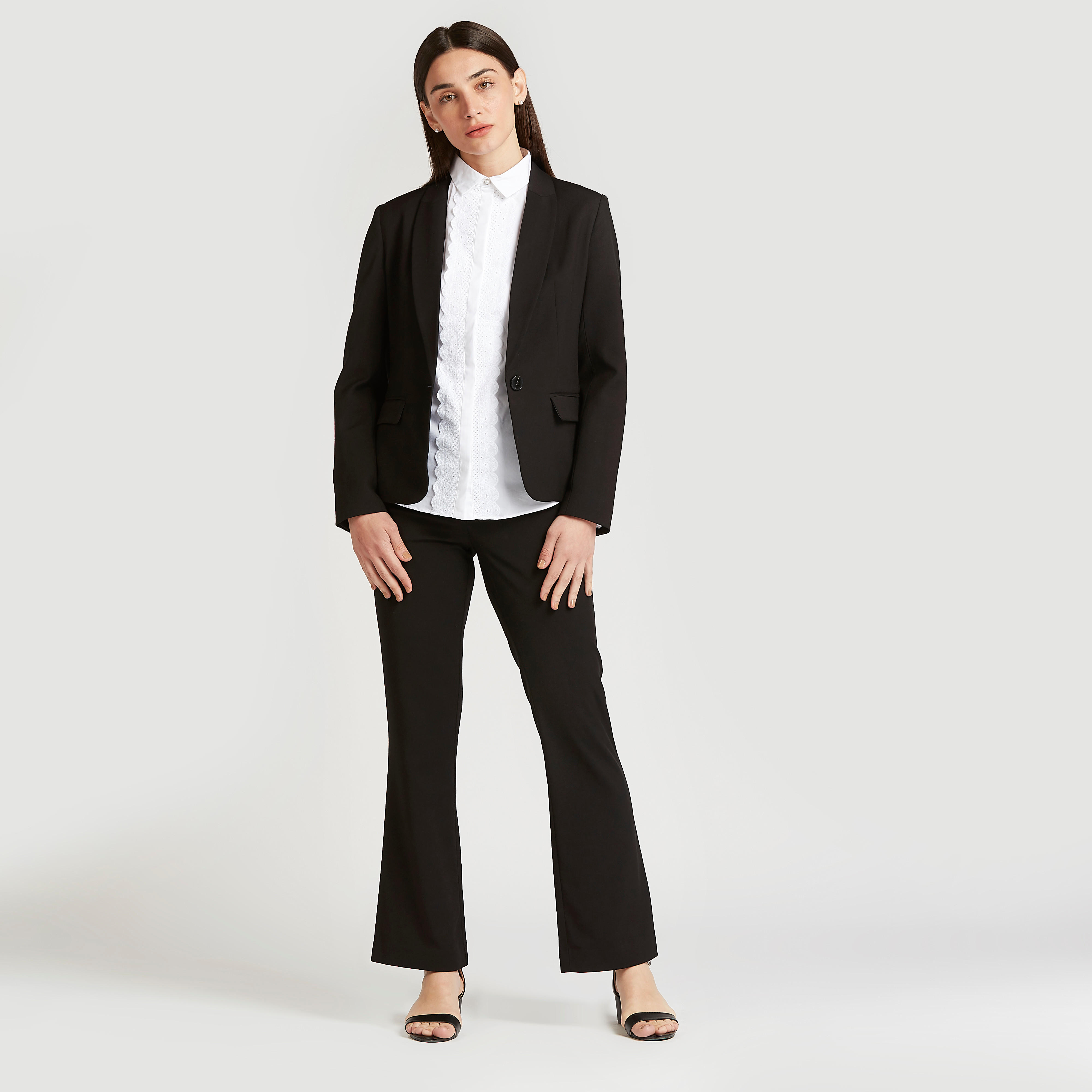 قميص سادة بأكمام طويلة وتفاصيل دانتيل-women-clothing-shirtsandblouses-shirts-image-4