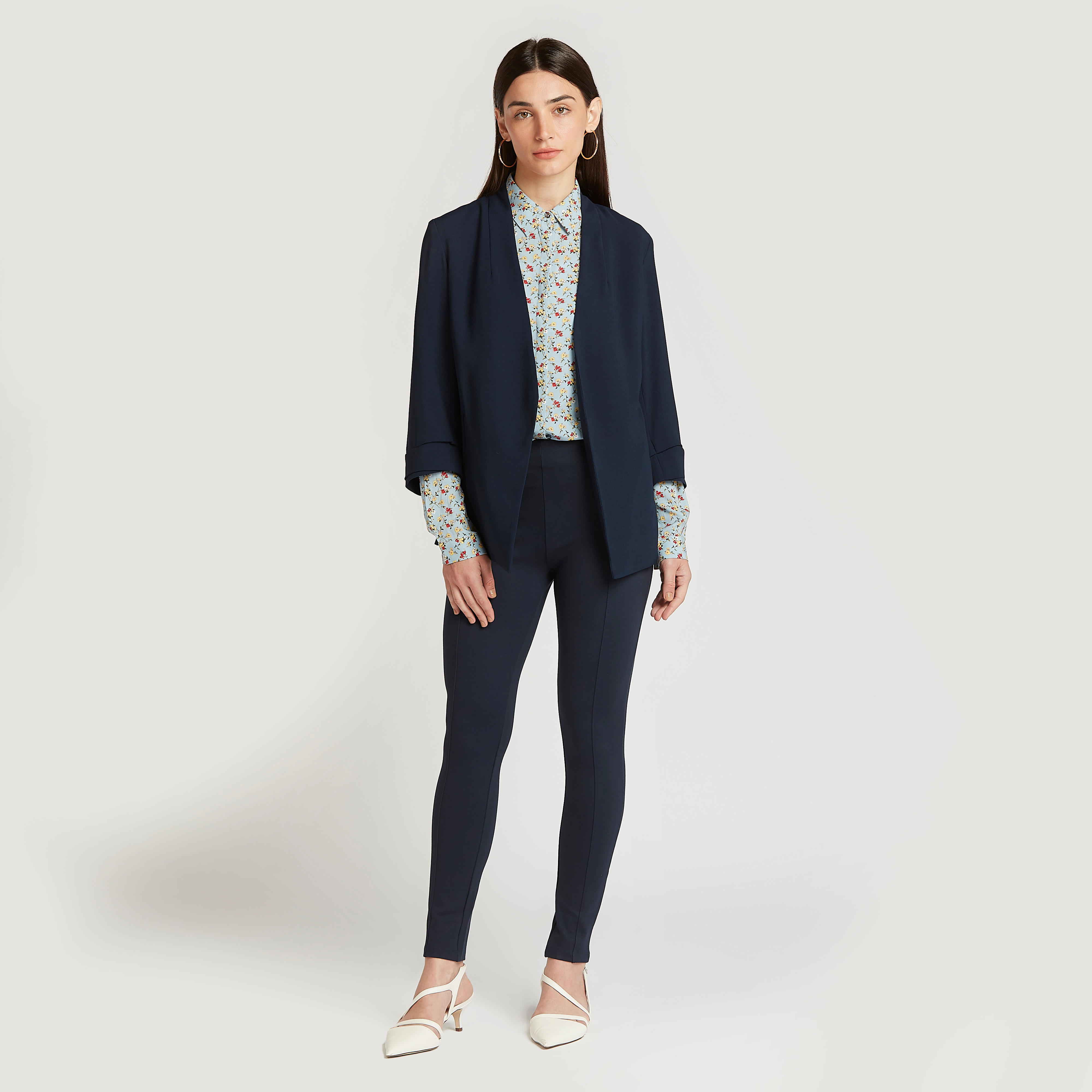 Floral Print Shirt with Long Sleeves and Concealed Placket-women-clothing-shirtsandblouses-shirts-image-2