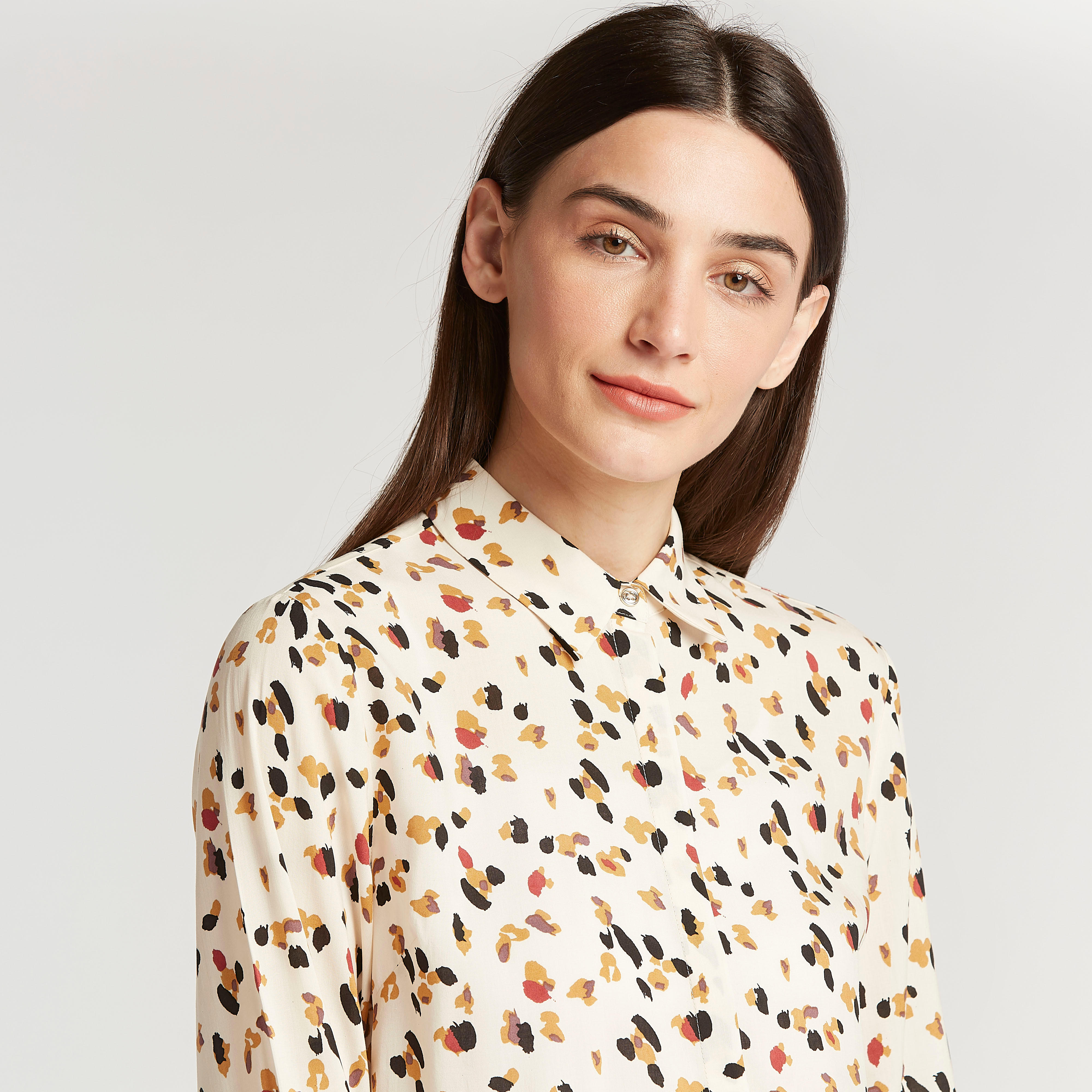 قميص بطبعات وأكمام طويلة ووصلة أزرار-women-clothing-shirtsandblouses-shirts-image-6