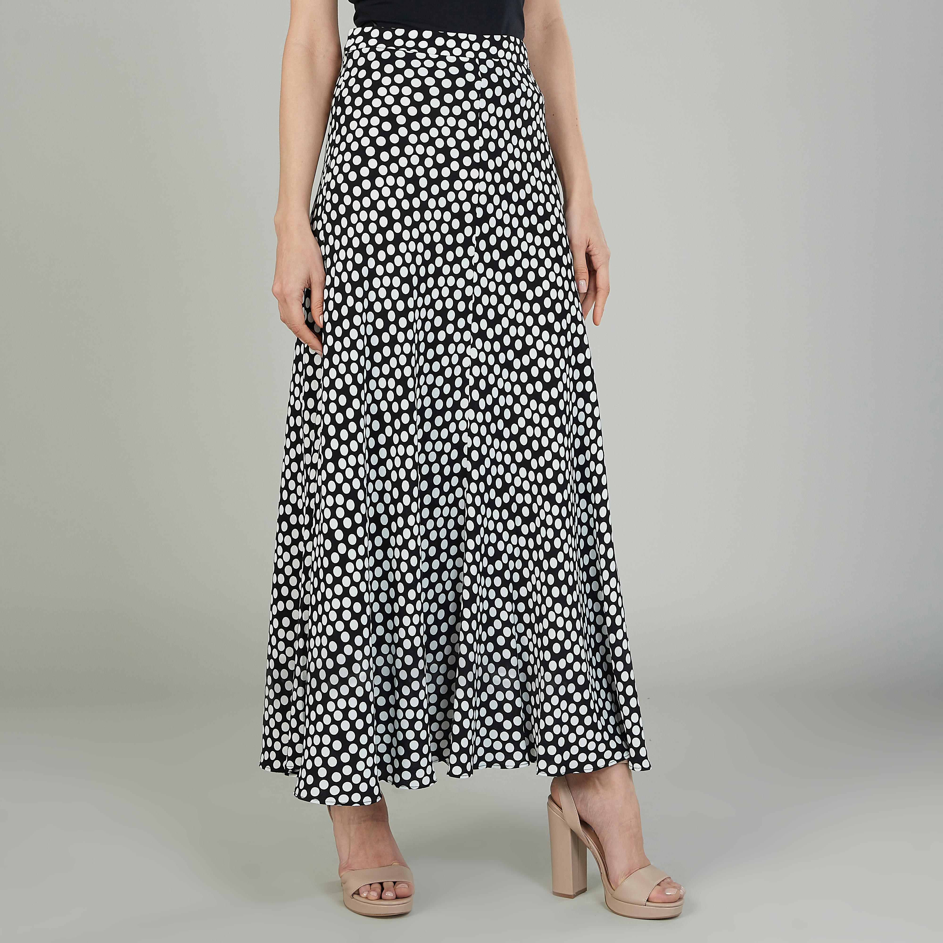 تنورة طويلة ايه لاين بخصر مطّاطي وطبعات-women-clothing-bottoms-skirts-image-1