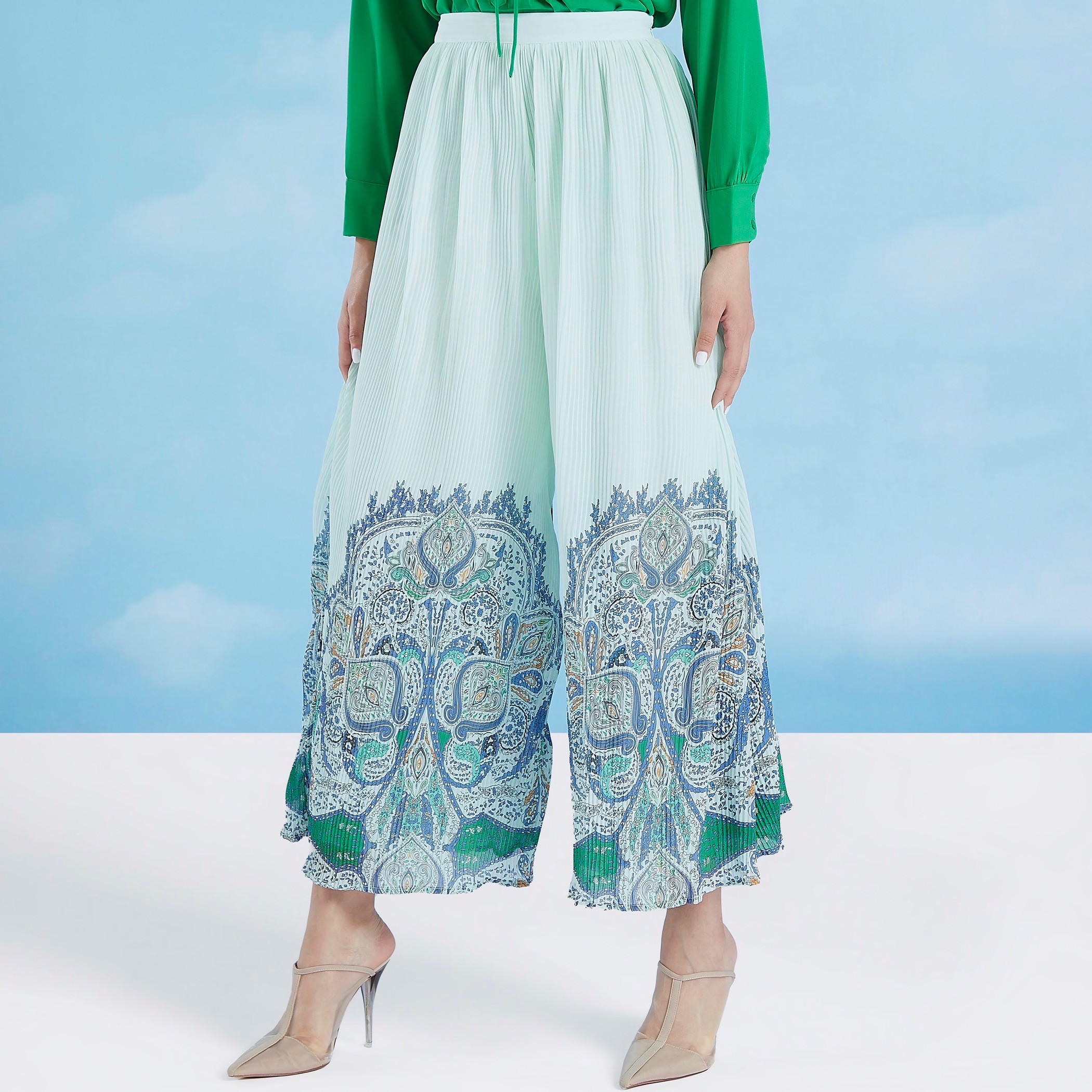 Printed Palazzo with Elasticised Waistband-women-clothing-bottoms-trousers-image-1