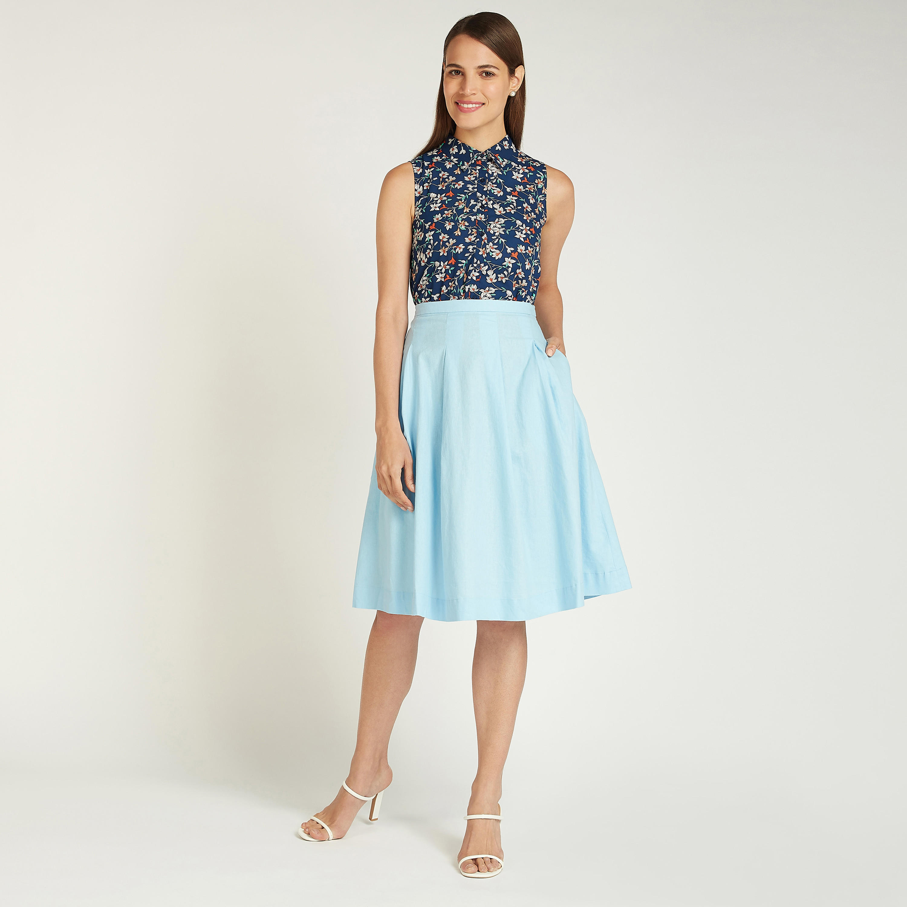 قميص دون أكمام بياقة عادية بطبعات-women-clothing-shirtsandblouses-shirts-image-2