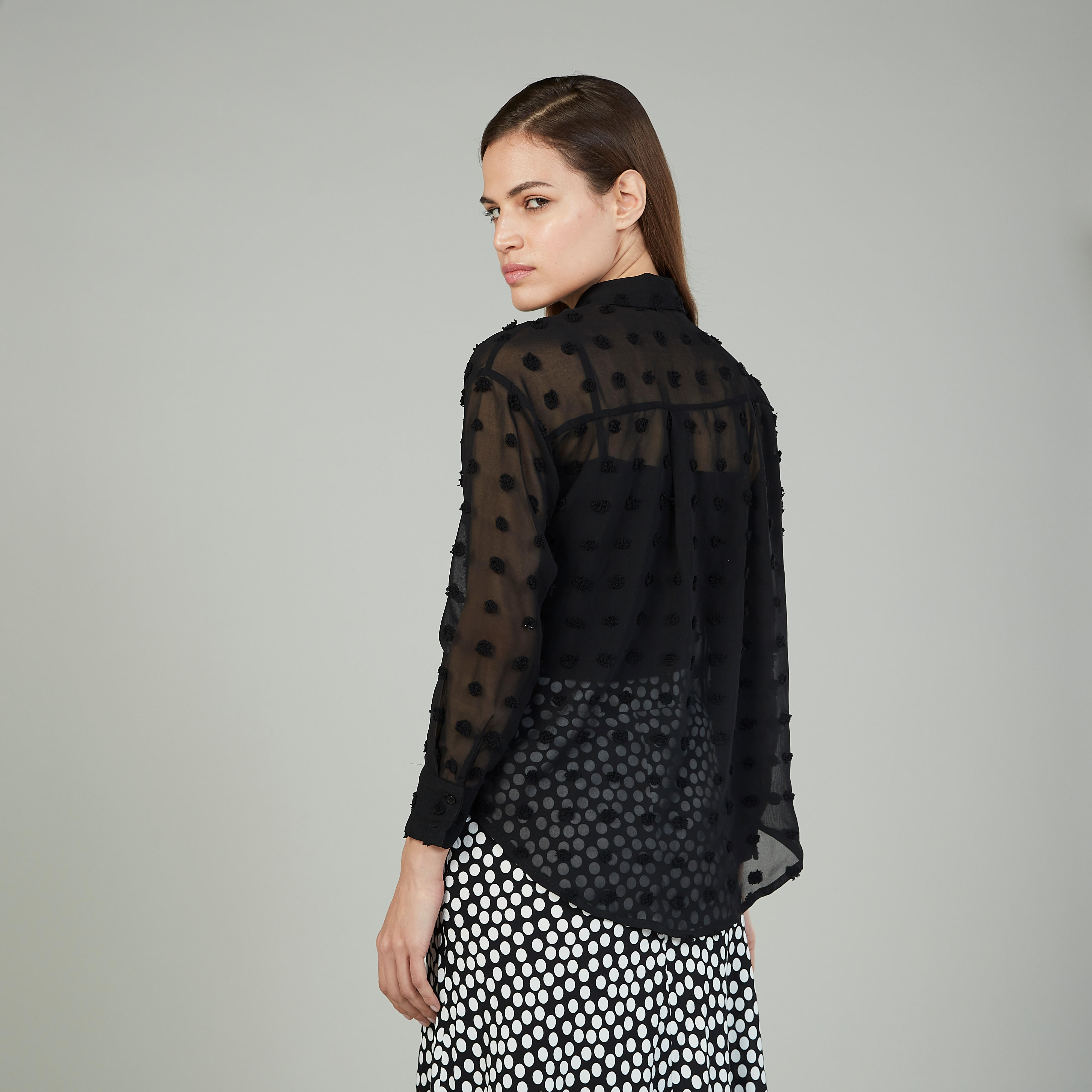 قميص بارز الملمس بياقة عاديّة وأكمام طويلة-women-clothing-shirtsandblouses-shirts-image-4