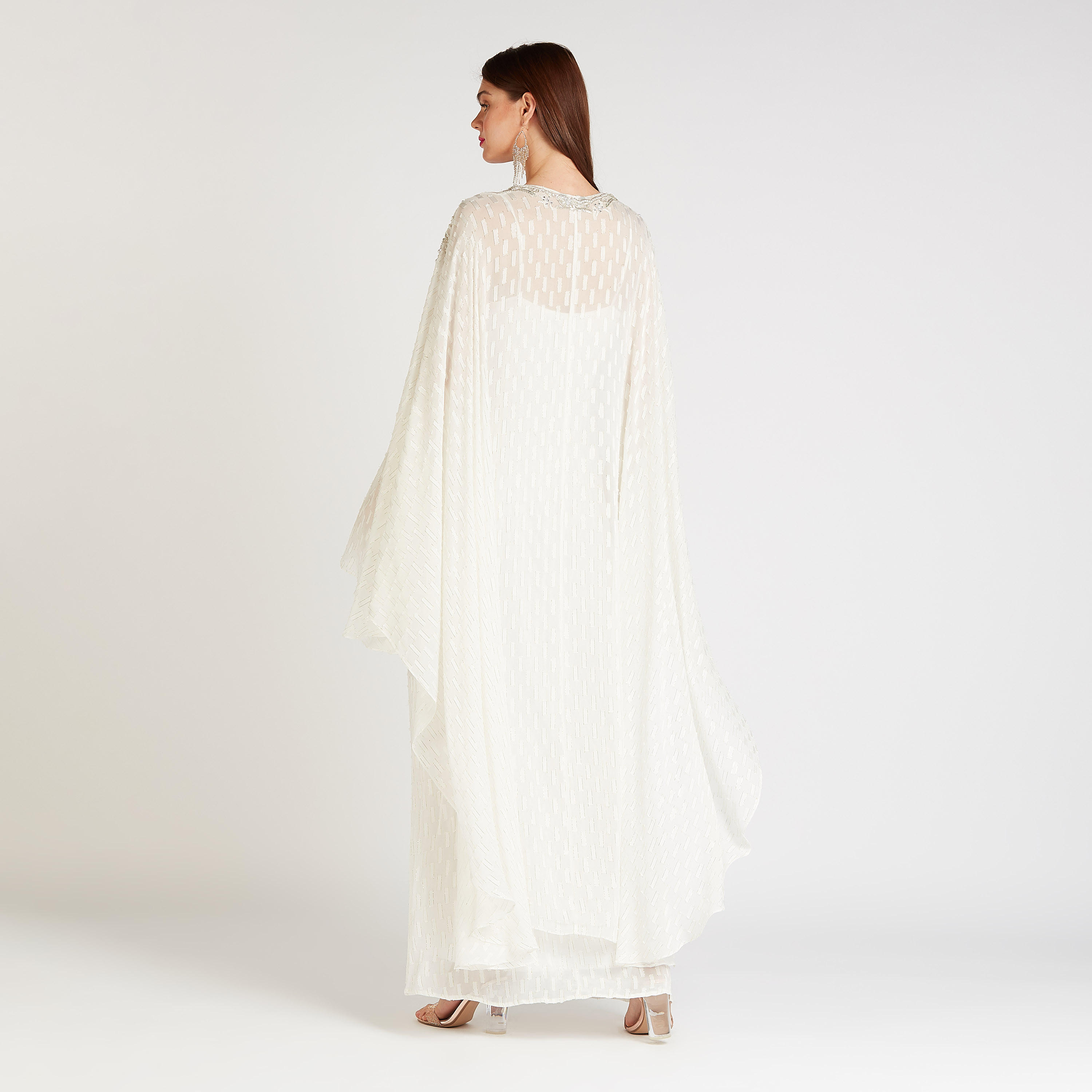 فستان إيه لاين طويل مزيّن بأكمام فضفاضة-women-clothing-dresses-image-3