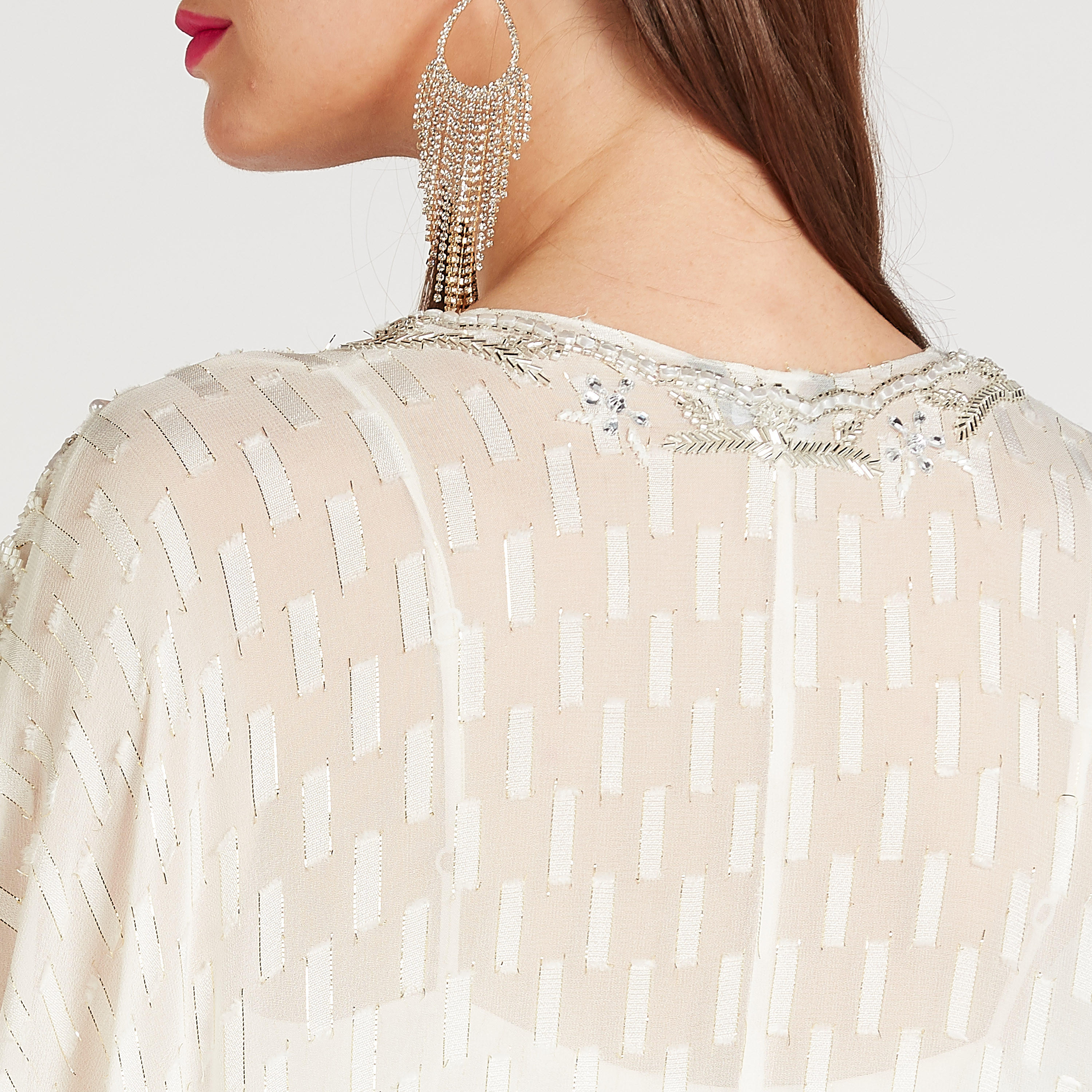 فستان إيه لاين طويل مزيّن بأكمام فضفاضة-women-clothing-dresses-image-6