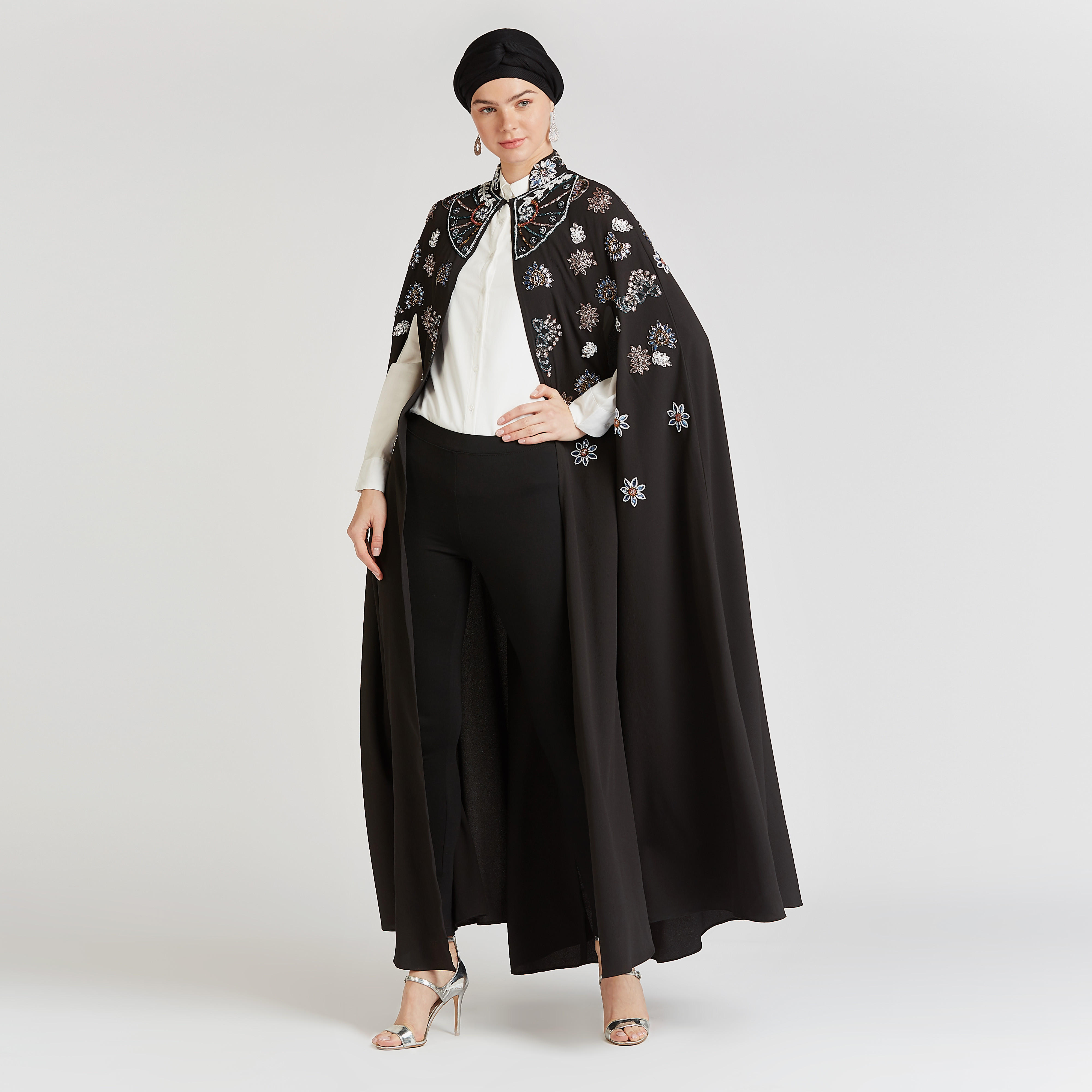 جاكيت مزيّن بأكمام كاب-women-winterwear-coatsandjackets-jackets-image-3
